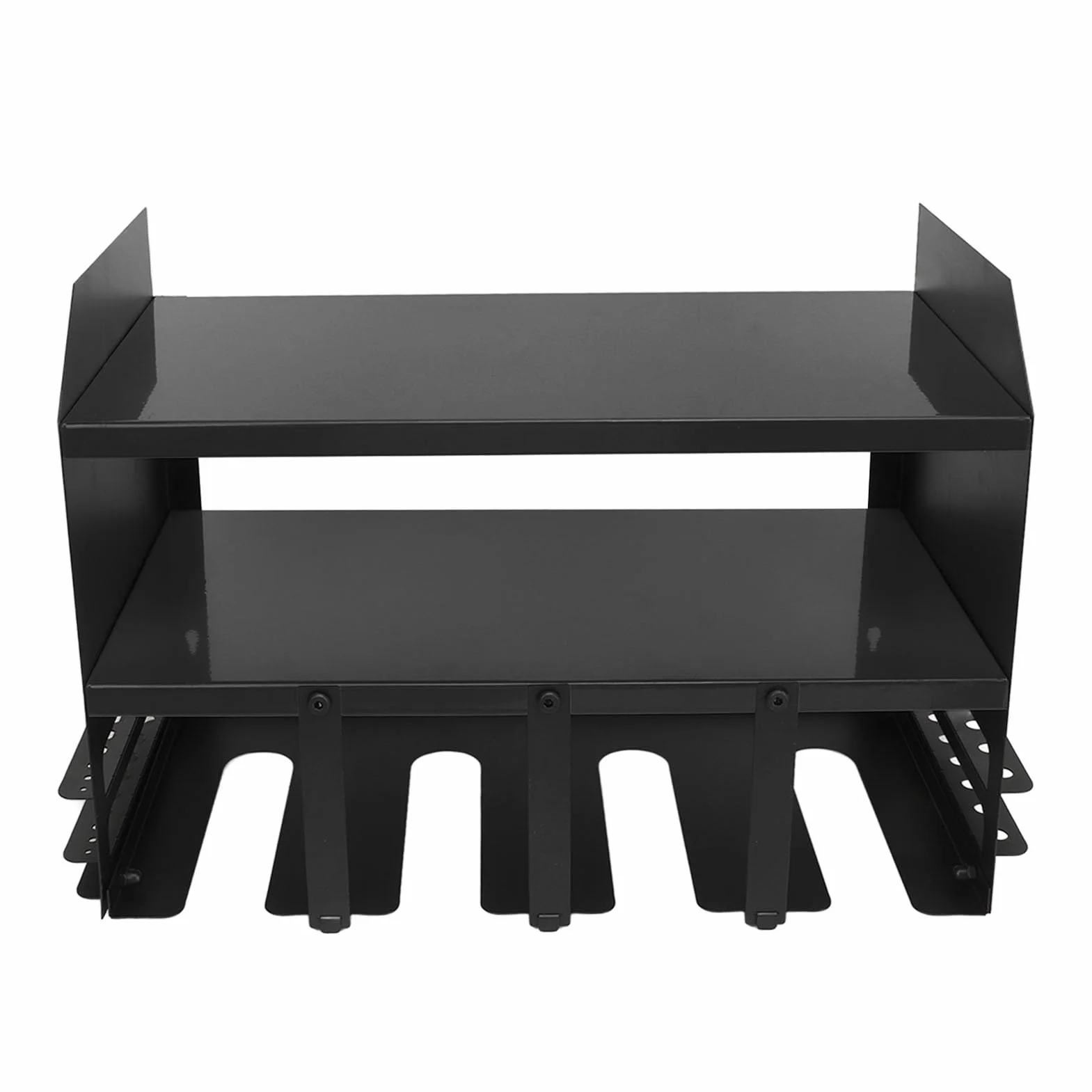Generic Stojak do Przechowywania Elektronarzędzi Montowany na ścianie Organizer na Elektronarzędzia Kompaktowy, z 4 Miejscami do Przechowywania (BLACK)