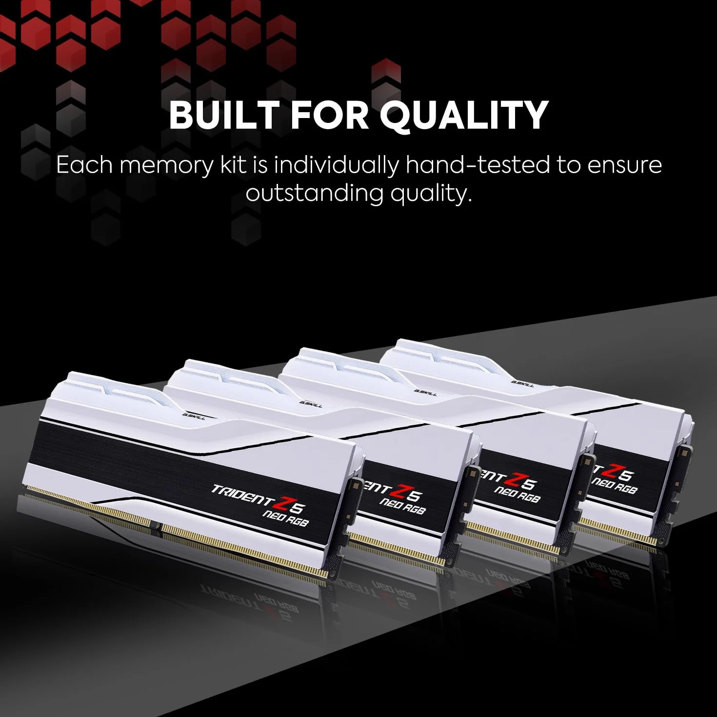 G.SKILL Trident Z5 Neo RGB DDR5 RAM 64 GB (2 x 32 GB) 6000 MT/s CL30 biały matowy