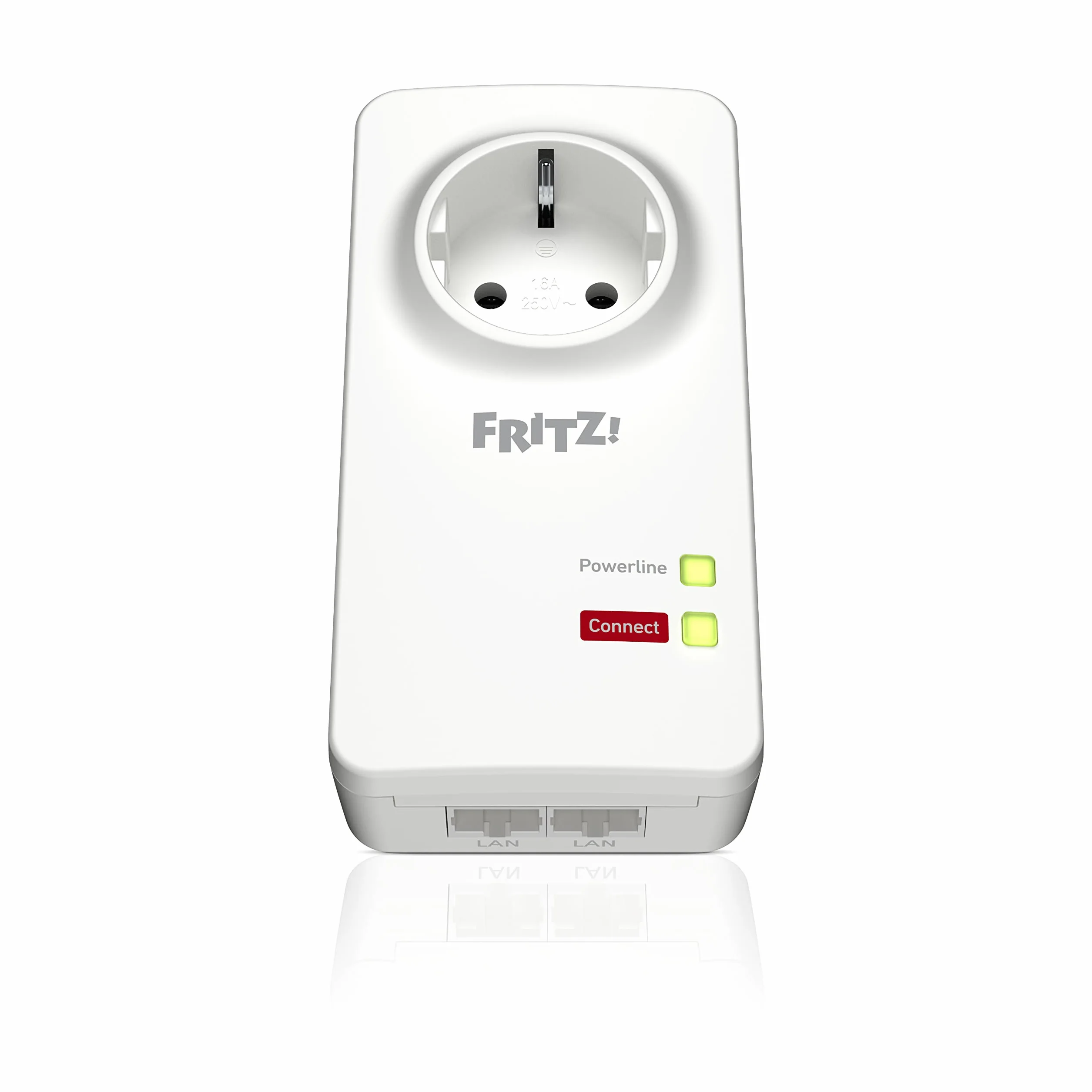 Avm Fritz!Powerline 1220E Set Adapter, Biały