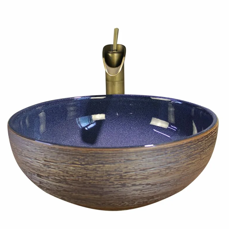 Umywalka Łazienkowa, Umywalka Ceramiczna, Umywalka Retro, Umywalka Okrągła, Umywalka Ceramiczna Nablatowa, Umywalki Łazienkowe, Umywalki Nablatowe, Rozmiar Uniwersalny