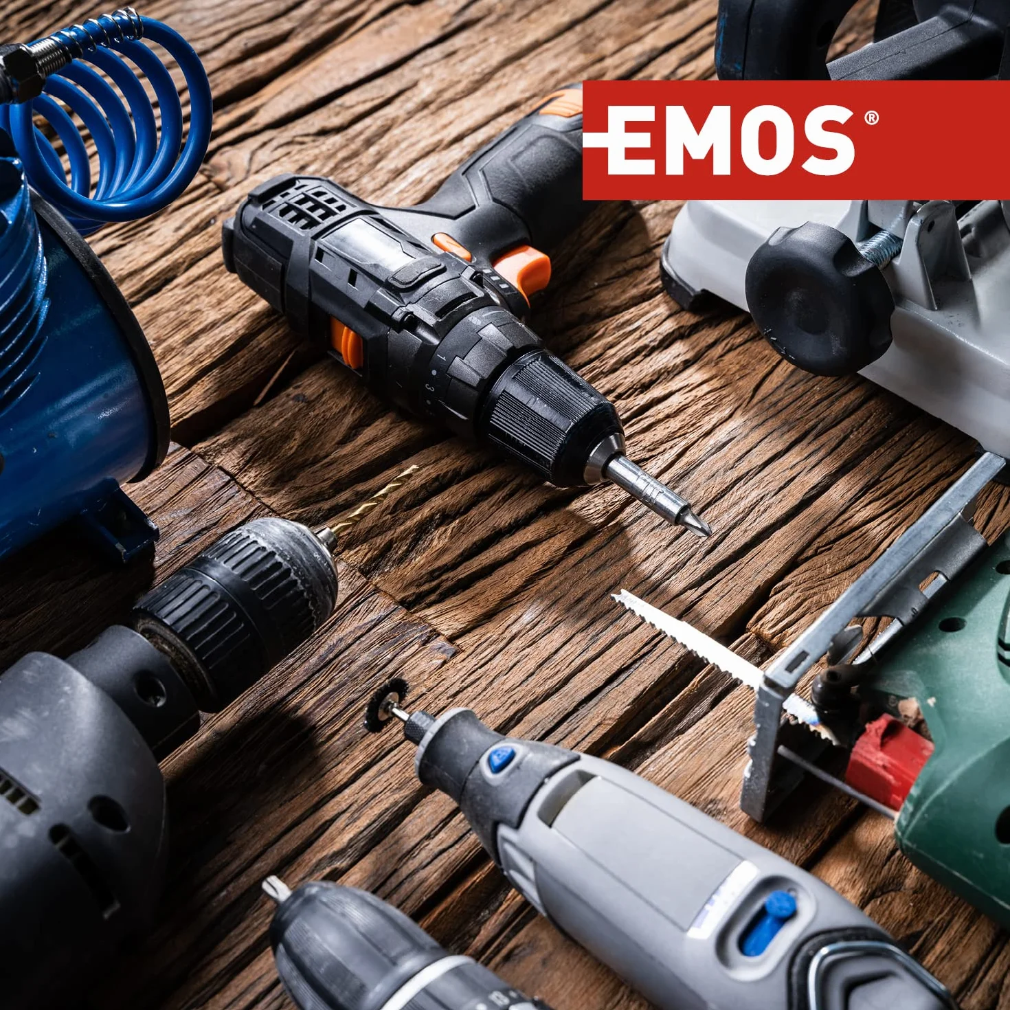 EMOS Gumowy przewód przyłączeniowy 5 m, kabel zasilający, kabel przyłączeniowy, kabel do żelazka, kabel połączeniowy Schuko, 2 x 1 mm, H05RR-F, czarny