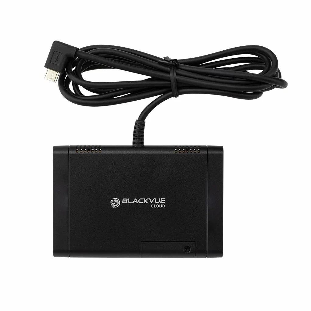 BlackVue CM100LTE Dash Cam Accessory UK Edition - moduł łączności 4G LTE Always-On Cloud do kamer DR770X i DR970X - zawiera bezpłatną kartę SIM SMARTY, czarny