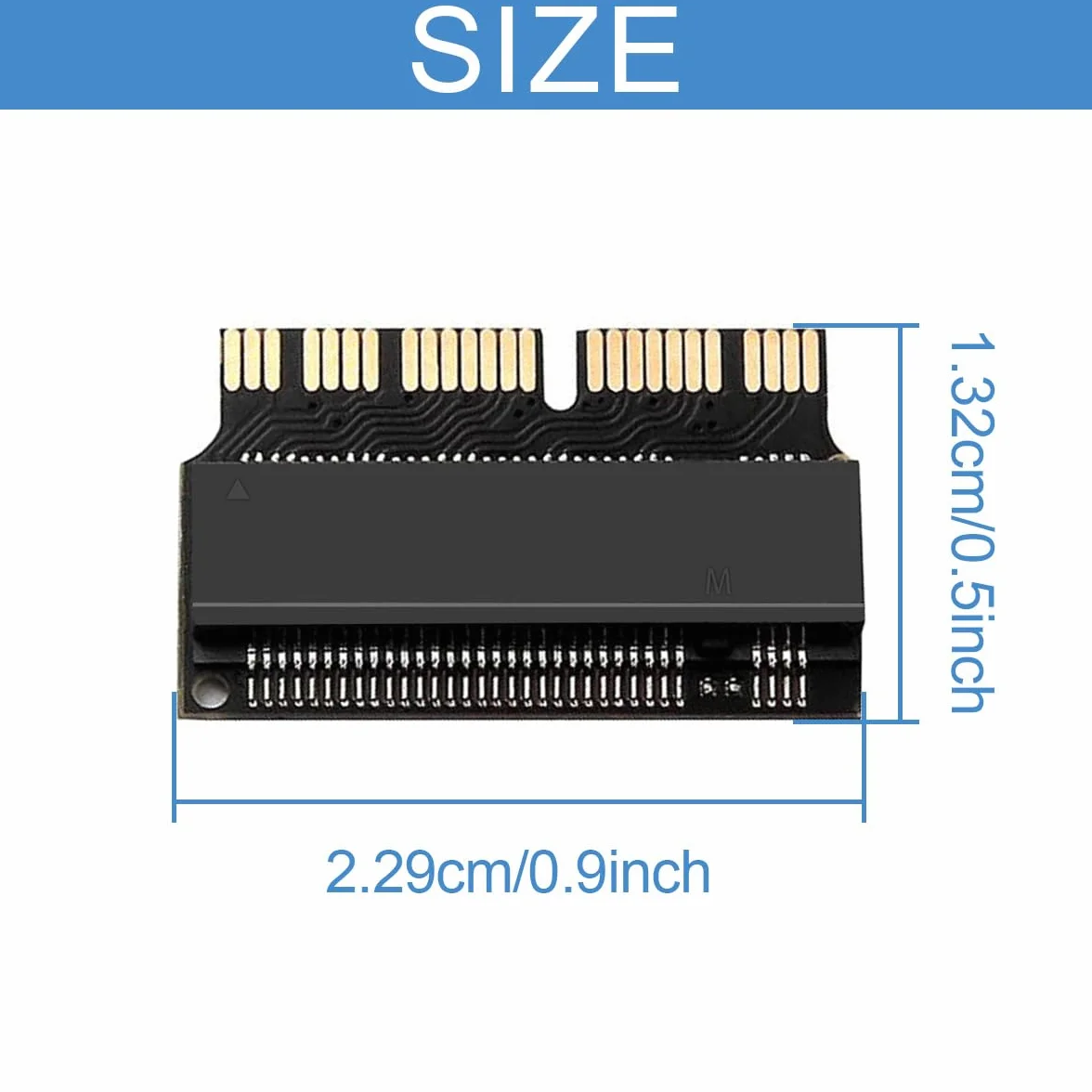 Adapter NGFF M.2 NVMe SSD do MacBooka 2013-2017, 2 szt