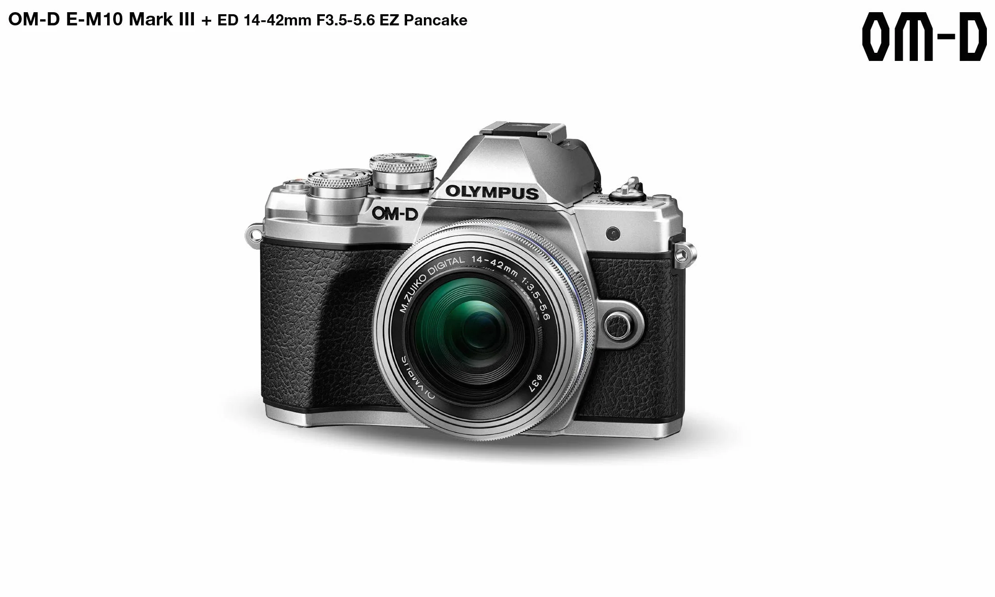 Olympus OM-D E-M10 Mark III Kit, Micro Four Thirds aparat systemowy (16 megapikseli, stabilizator obrazu, wizjer elektroniczny, wideo 4K) + M.Zuiko obiektyw zmiennoogniskowy 14-42 mm EZ, srebrny