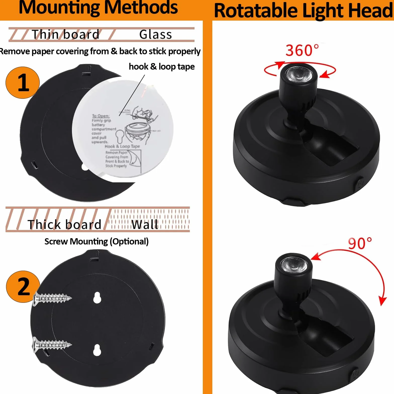 2Pack Zasilany Baterią LED Reflektor światło Obrazu, Wewnętrzne Oświetlenie z Zdalnym Sterowaniem, światła Ramki Obrazu, światła wyświetlacza Sztuki dla Dartboard Portrety Obrazy sztuki