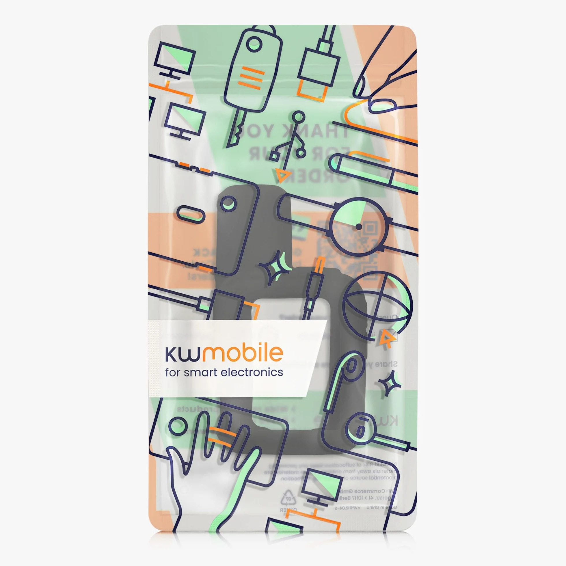 kwmobile Etui ochronne do Garmin inReach Mini 3 / Mini 3 Plus, czarny, Pokrowiec na GPS
