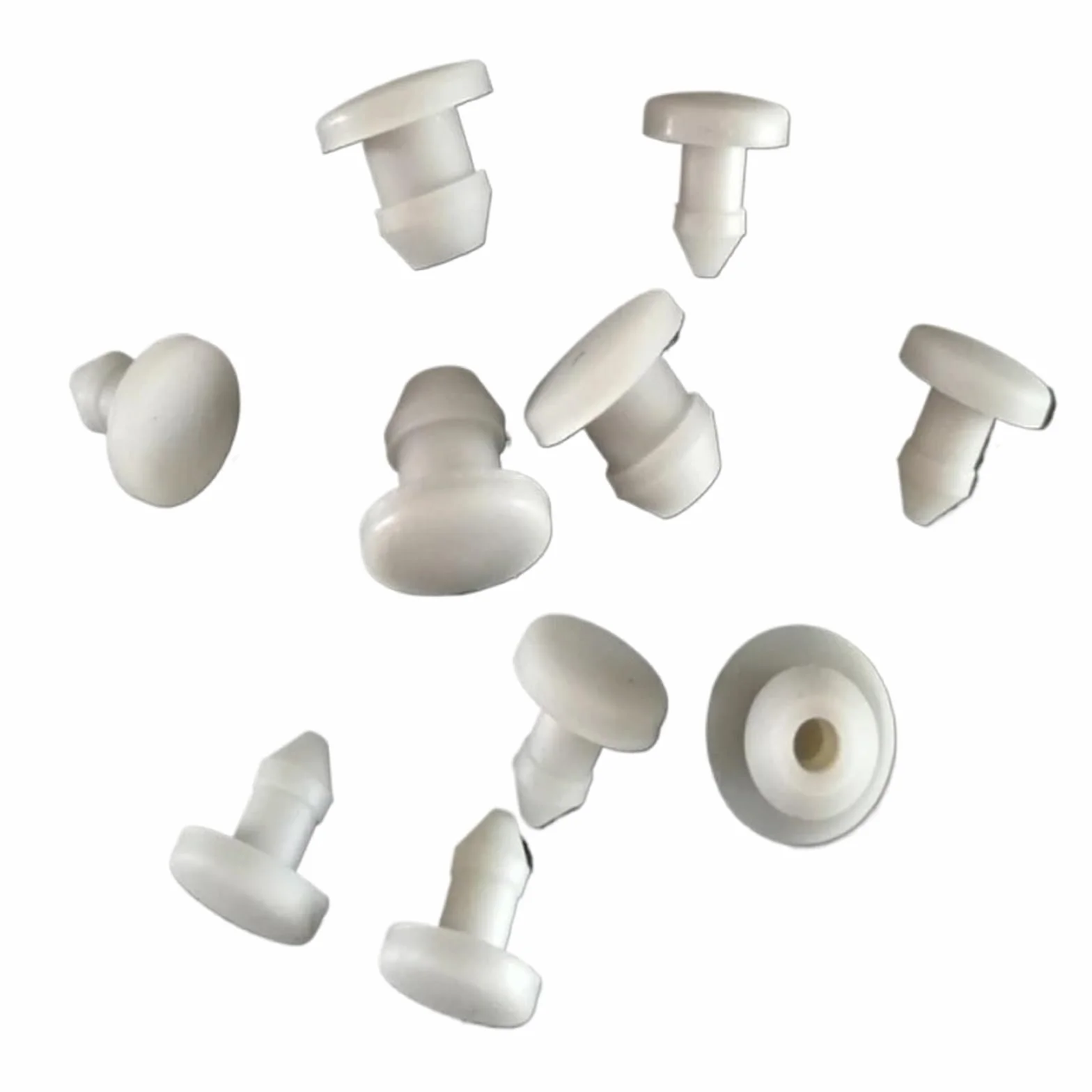 Zaślepka otworu z gumy silikonowej 5,5-30 mm, wysokotemperaturowa, w kształcie litery T, zatrzaskowa uszczelka(100PCS_A 24MM)