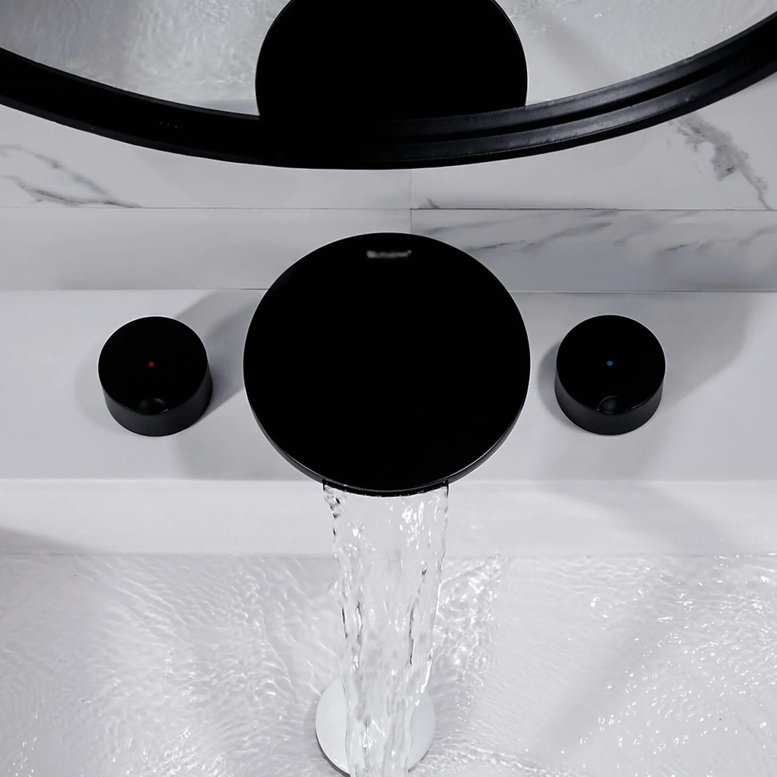 Bateria wannowo-prysznicowa, bateria wannowo-prysznicowa z prysznicem ręcznym, 5-otworowa bateria wannowo-prysznicowa - chrom(Chrome-A)