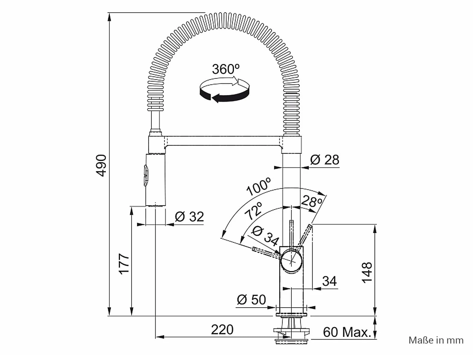 Franke - Franke Grifo 1150486993 Fox Semi-Pro Cro