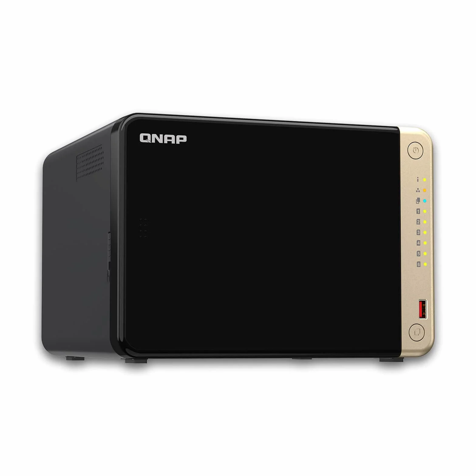 QNAP TS-664-8G NAS Server Tower Intel Celeron N5095 Schwarz