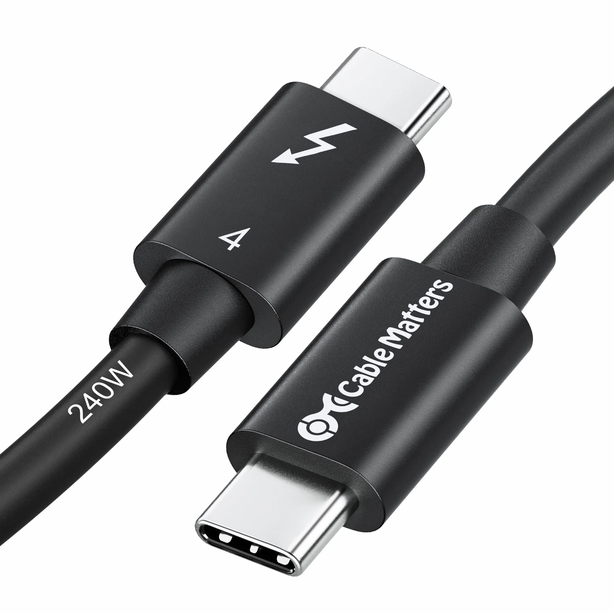 Certyfikowany kabel USB4 Thunderbolt 4 40 Gb/s 8K 100 W 0,8 m