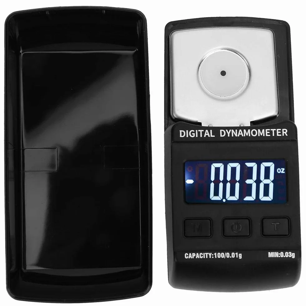 Cyfrowy platynowy miernik siły nacisku igły 100g / 0,01g Skala miernika ciśnienia igły LCD