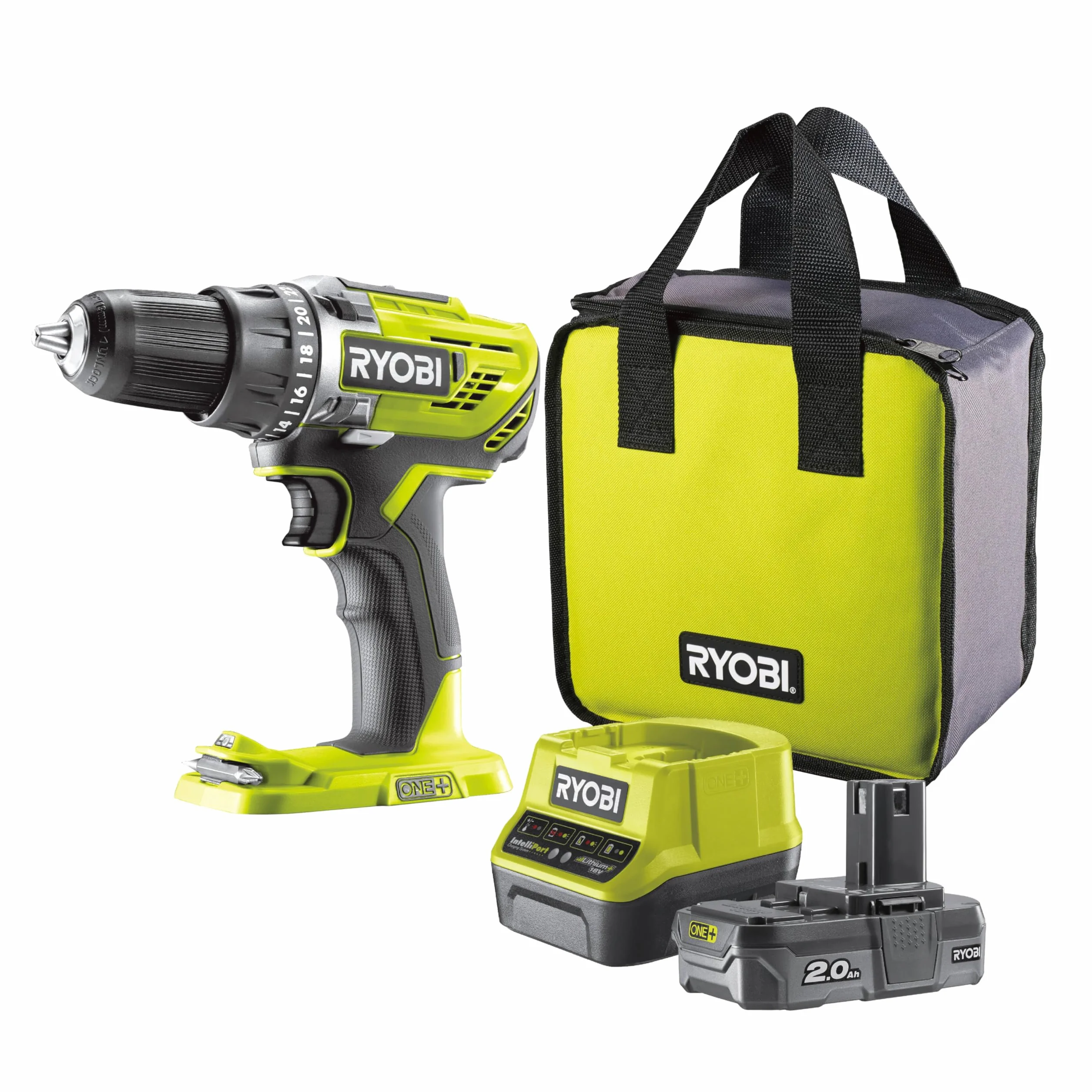 RYOBI Perceuse-visseuse sans fil - 18 V 2 Ah