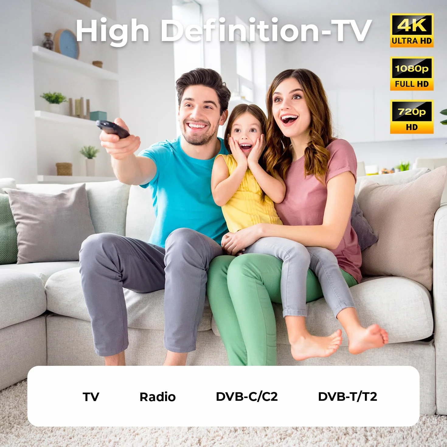 deleyCON 1,5m SAT TV Kabel Antenowy Koncentryczny HDTV 4-Krotne Ekranowanie DVB-S DVB-S2 Radio DAB Pozłacane Metalowe Wtyki Czarny
