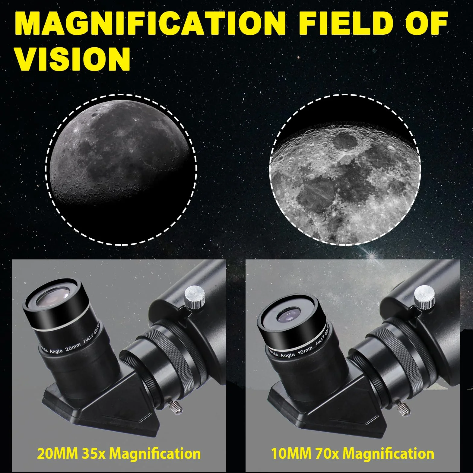 Teleskop, teleskop dla dorosłych, profesjonalna astronomia, otwór 90 mm, teleskop o wysokiej wydajności 700 mm dla początkujących i dzieci z precyzyjną regulacją, montaż Vertisteel AZ