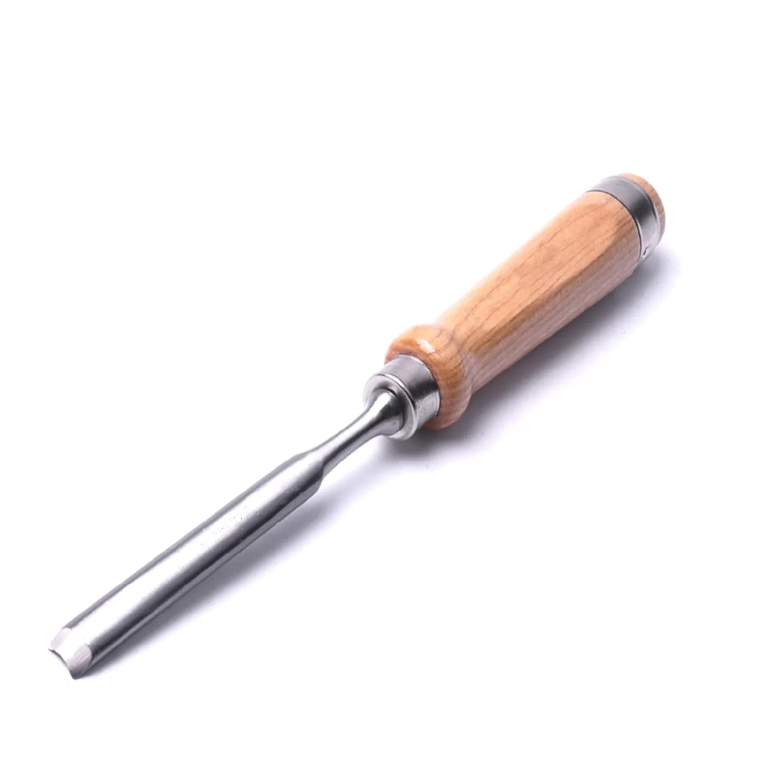 Trwałe dłuto do drewna ze stali chromowo-wanadowej stolarze dłuto do rzeźbienia DIY płaskie/półokrągłe dłuto do obróbki drewna (rozmiar: 12 mm-płaskie dłuto) (25 mm)