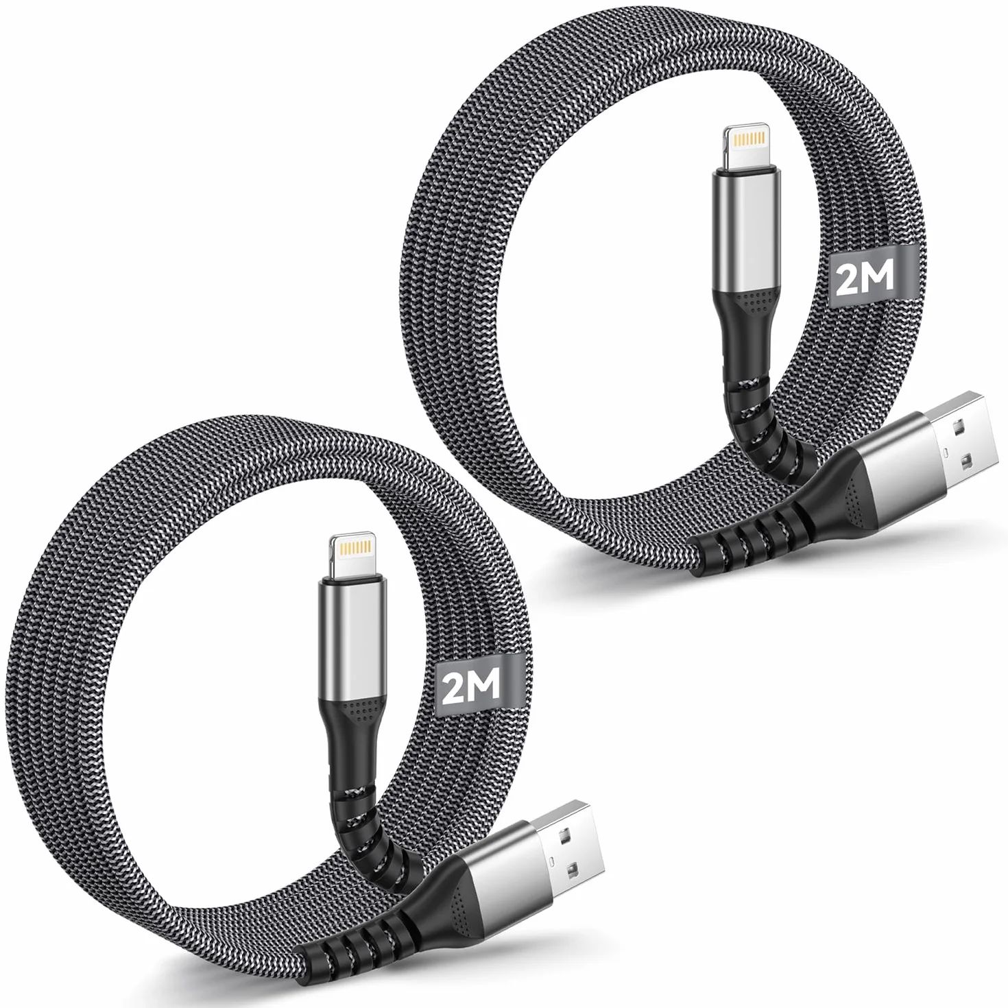 BLITEZZ Kabel Lightning MFi 2m Szybkie Ładowanie iPhone 14 13 12 11 X