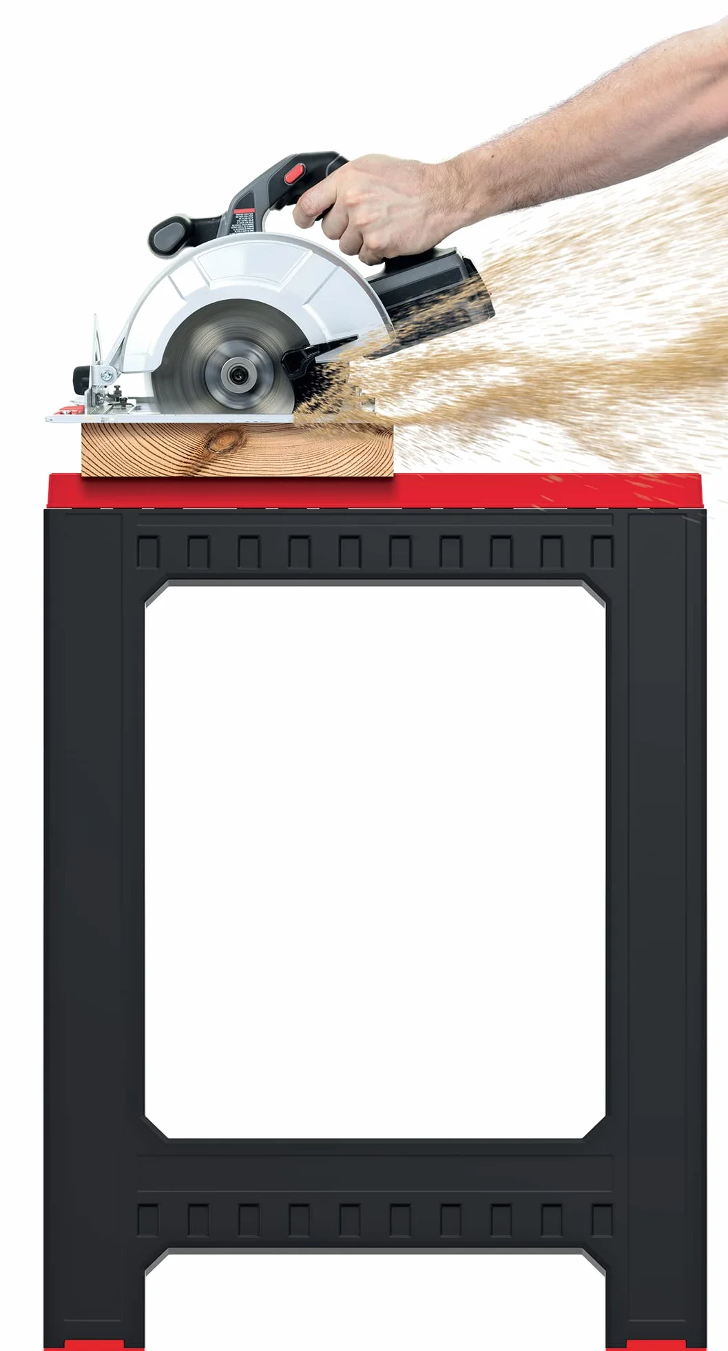 Kistenberg 4 x kozioł roboczy, zestaw składany kozioł warsztatowy, 700 kg, wysokość 79 x 58 cm (wys. x szer.), czarna