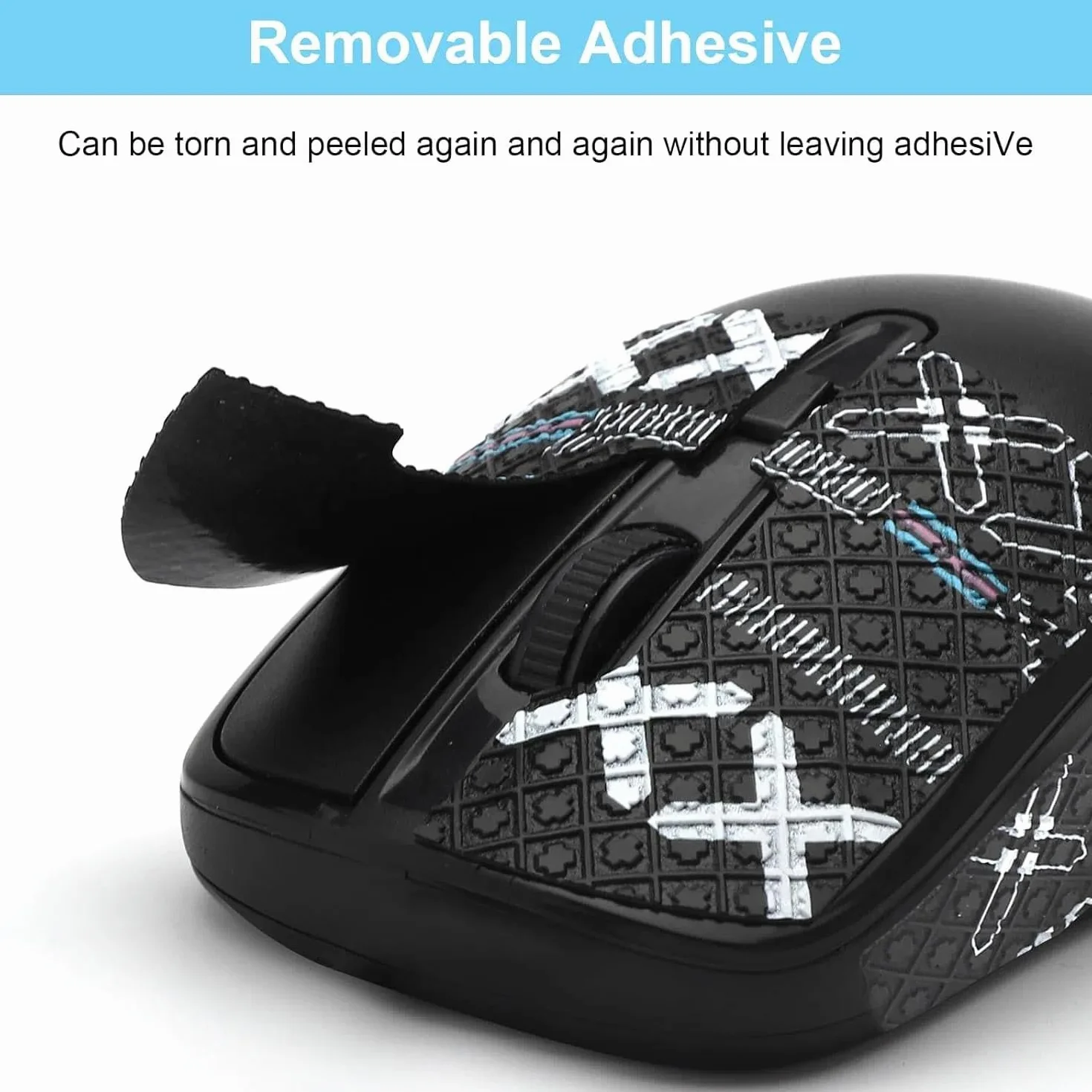 VOSSOT Mouse Grip Tape do Logitech G Pro X Superlight, antypoślizgowa taśma, zestaw 2 szt