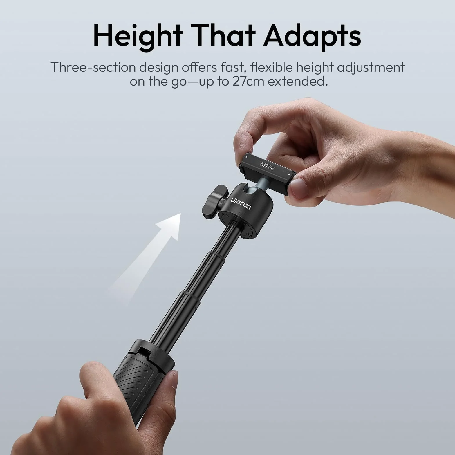 ULANZI MT66 Mini statyw przenośny do kamery z interfejsem magnetycznym DJI Action, kompatybilny z DJI Osmo Action 5pro/4/3