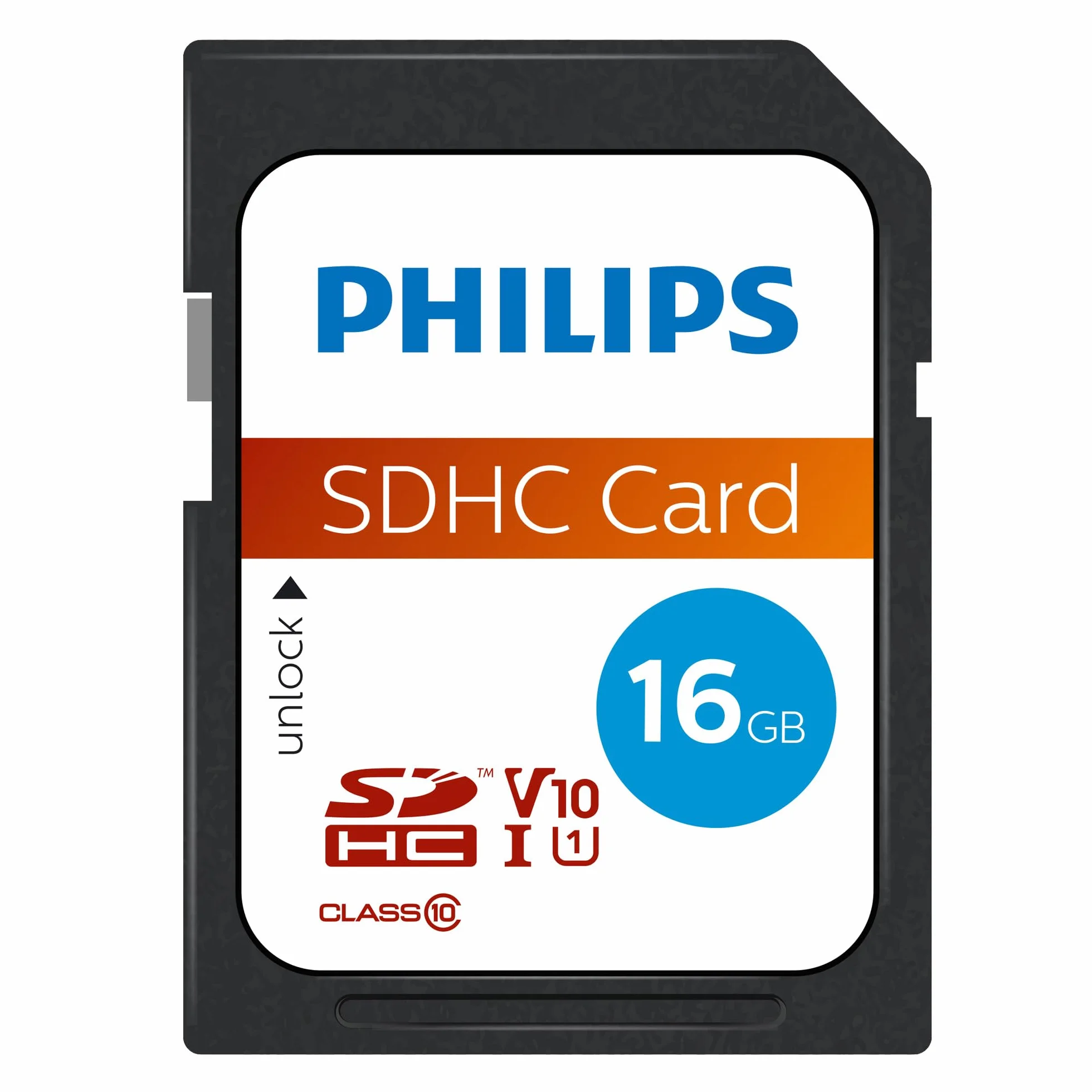 Philips Karta Pamięci SDHC 16GB UHS-I U1 V10 80MB/s do Aparatu Tabletu PC