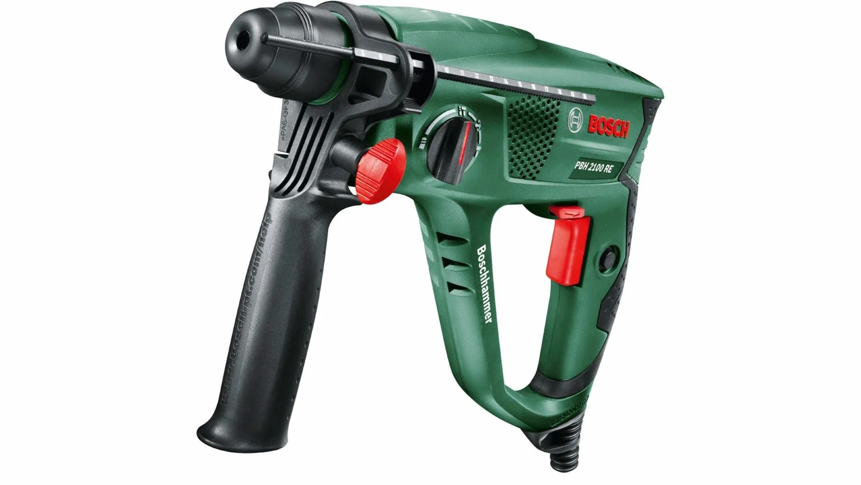 Bosch 06033a9300 Młot Udarowo-Obrotowy PBH 2100 RE 550 W Zielony