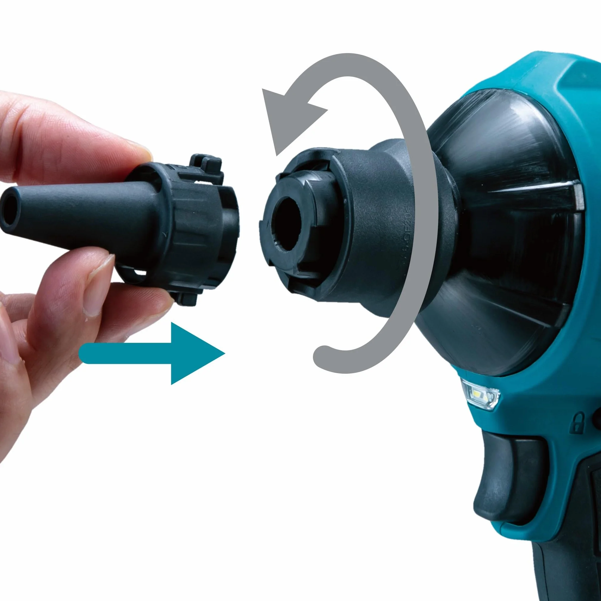 Makita AS001GZ 40V Max Li-ion XGT bezszczotkowa dmuchawa kurzu, baterie i ładowarki nie są dołączone