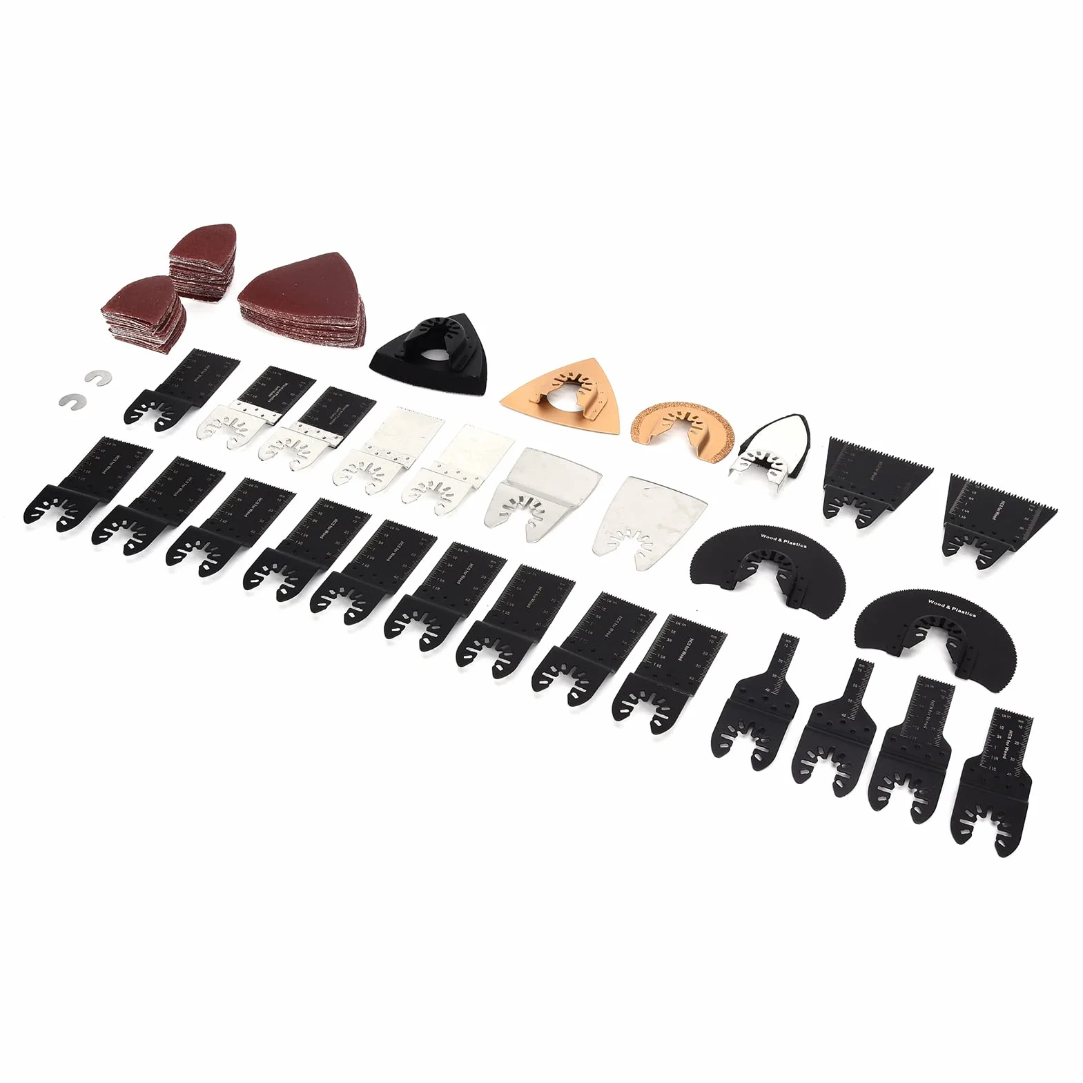 Oscyling Tool Blades Zestaw Wysokie Węglowe Stalowe Oscyling Multitool Blades Zestaw do drewna metalowego