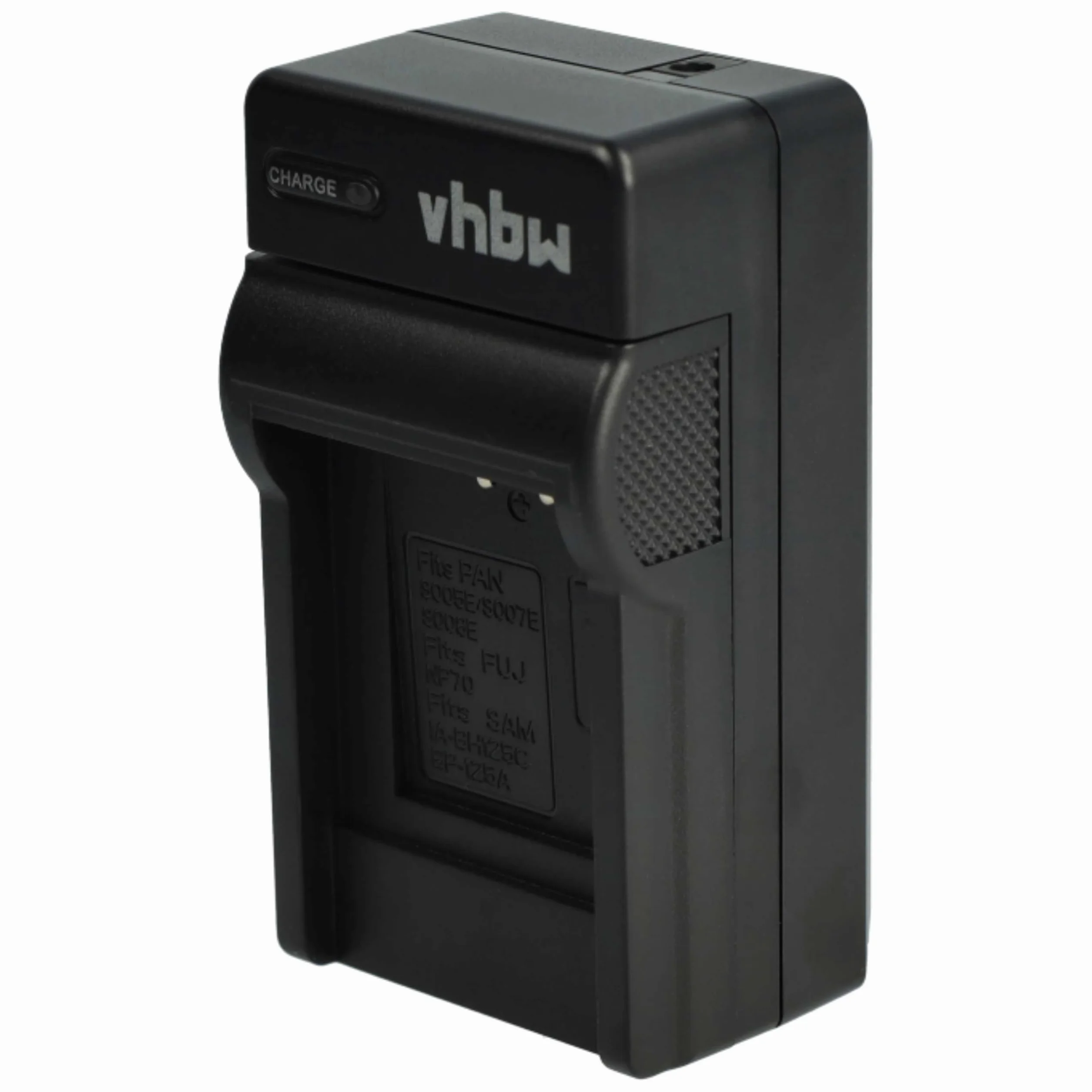 vhbw Ładowarka do akumulatora kompatybilna z aparatem cyfrowym Panasonic VW-VBJ10, VW-VBJ10E, kamkorderem, akumulatorem Action Cam