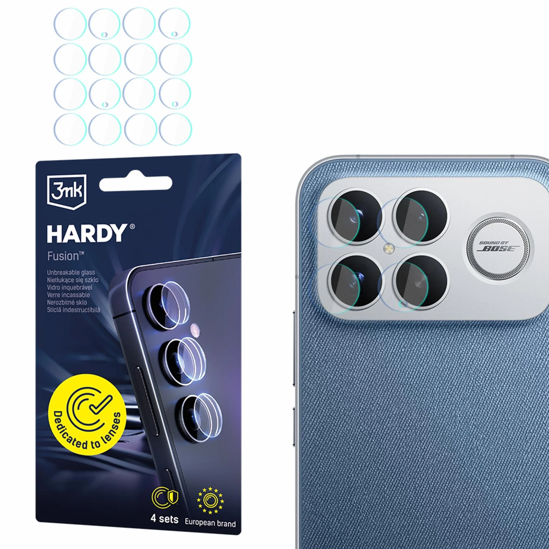3mk Fusion Lens Protection Szkło Hybrydowe do Poco F8 Ultra, Ochrona Soczewki