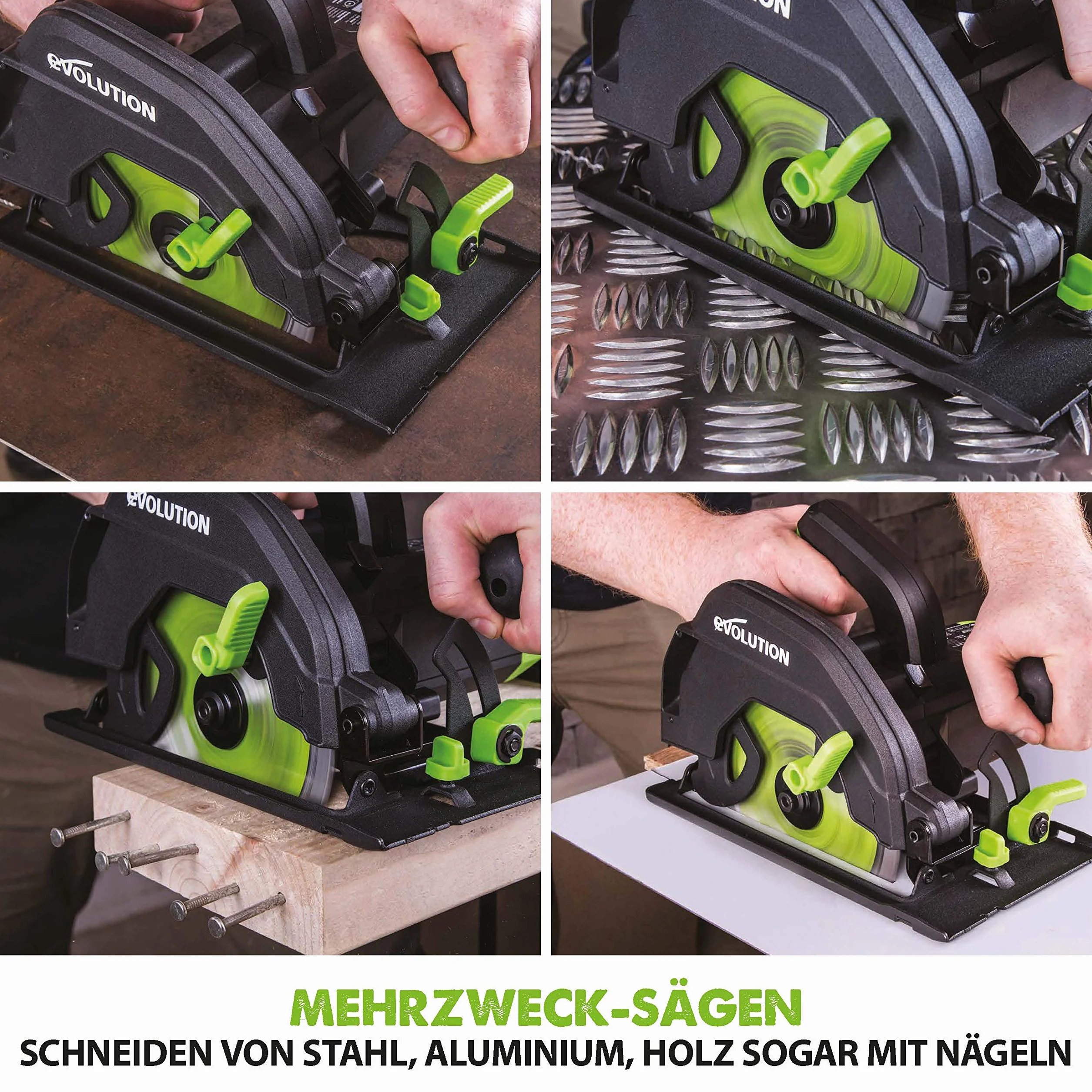 Evolution Power Tools F165CCSL uniwersalna piła tarczowa (165 mm, 230 V)