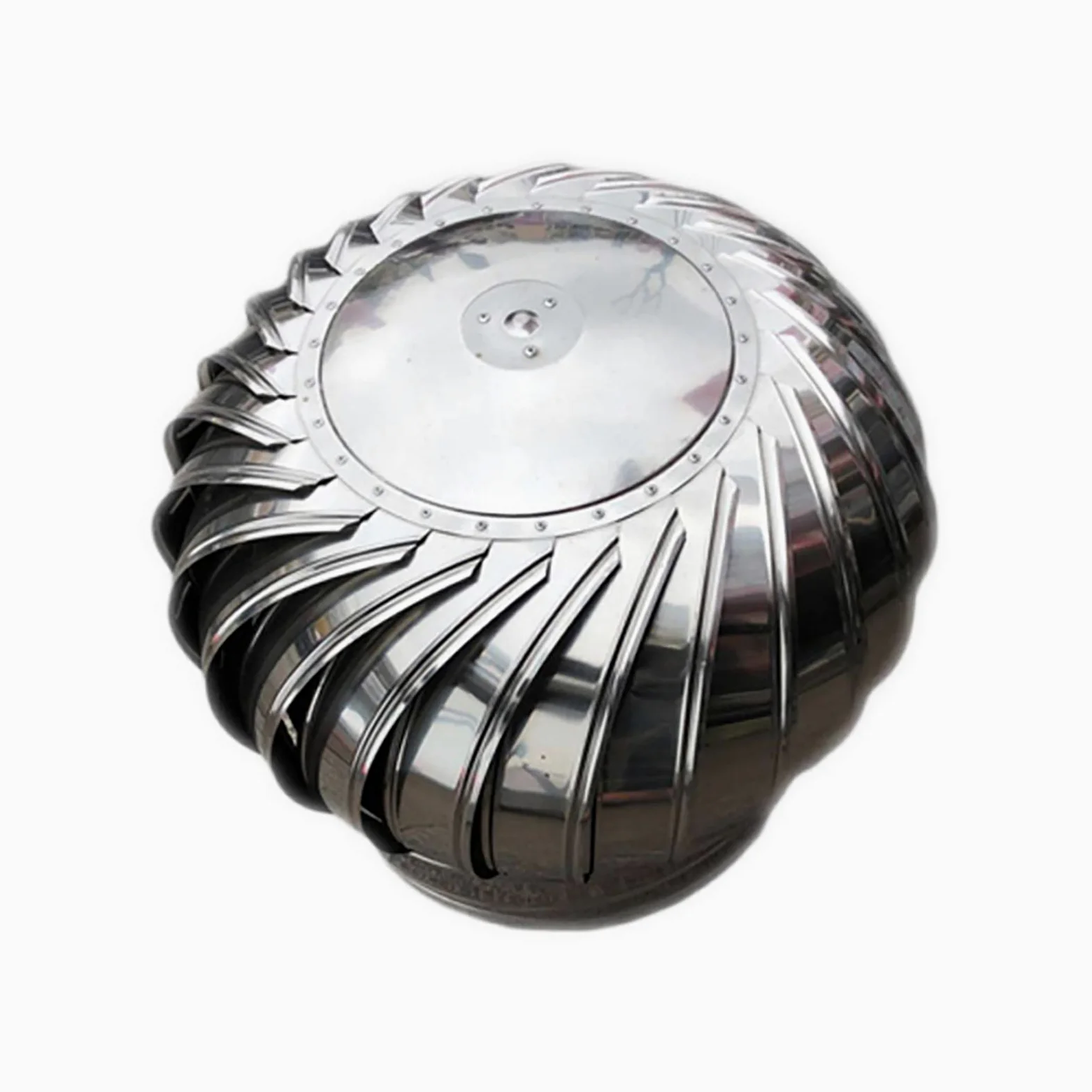 QWEASDF Nasadka kominowa nakładka ze stali nierdzewnej obracana nasadka kulowa nasadka wentylacyjna Ø 110 – 400 mm pieca kominek wentylacja 110 mm