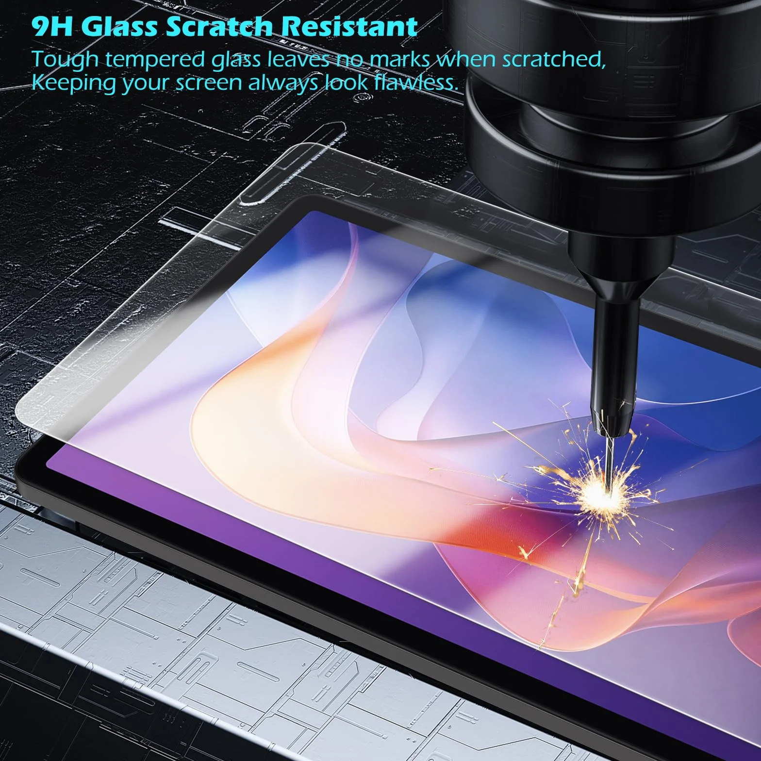 Osłona ekranu Xiaomi Redmi Pad 2/Pad SE 11" szkło hartowane z zestawem do instalacji