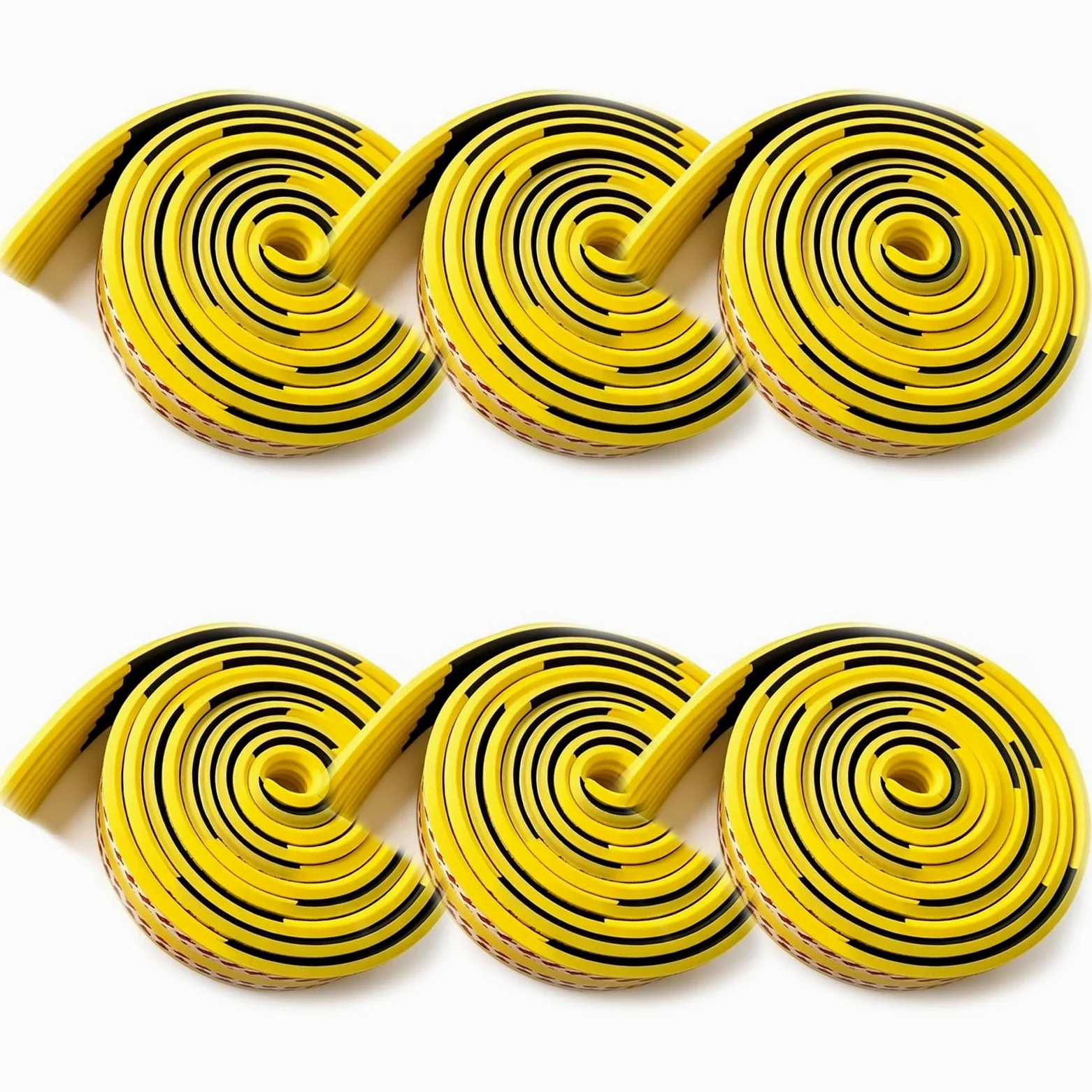 6 PCS Ochrona Odbojnik Ścienny Falowana Pianka NBR Gumowa Taśma, Grubość 1cm Osłona do Magazynu Filary Narożniki(5cm/2in)