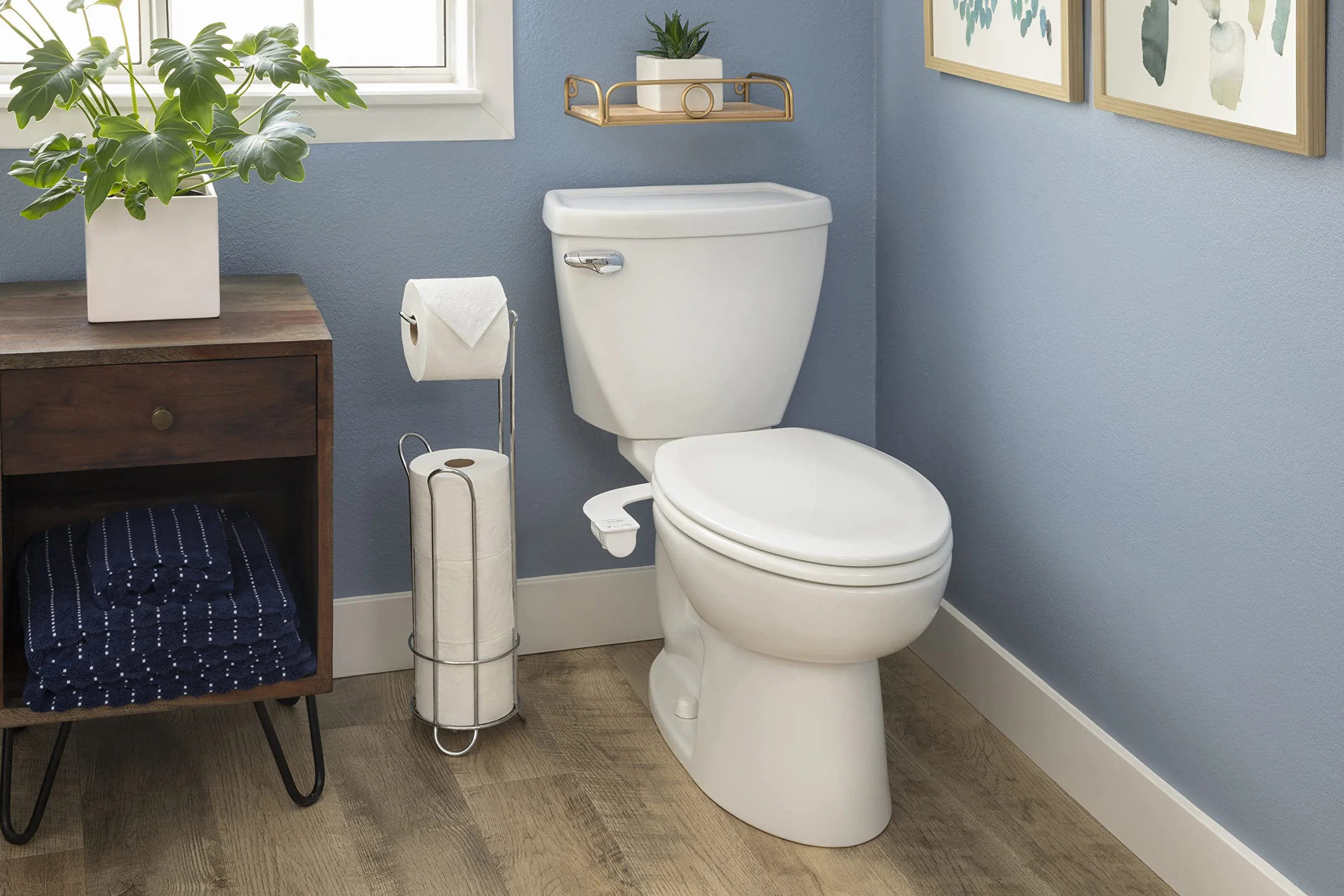 Brondell SS-150W Thinline SimpleSpa pojedyncza dysza do mocowania bidetu, biała
