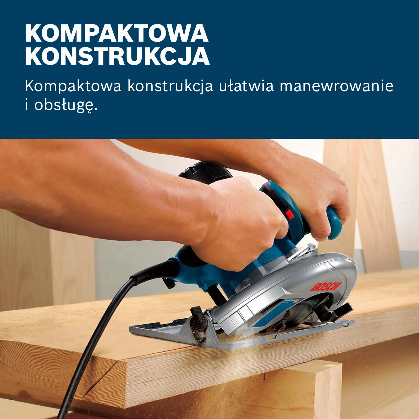 Bosch Professional: pilarka tarczowa GKS 190 (1400 W, średnica tarczy pilarskiej 190 mm, prędkość obrotowa bez obciążenia 5.500 min-1)