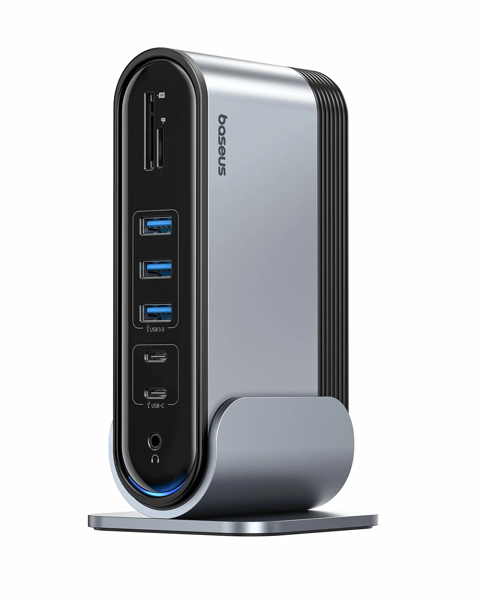 Baseus Stacja dokująca 17 w 1 4K HDMI*2 DP*1 do transmisji na 3 monitorach z 100 W PD, USB 3.0 x 3, LAN, czytnik kart SD/TF, złącze audio, koncentrator do Windows, Mac laptopa