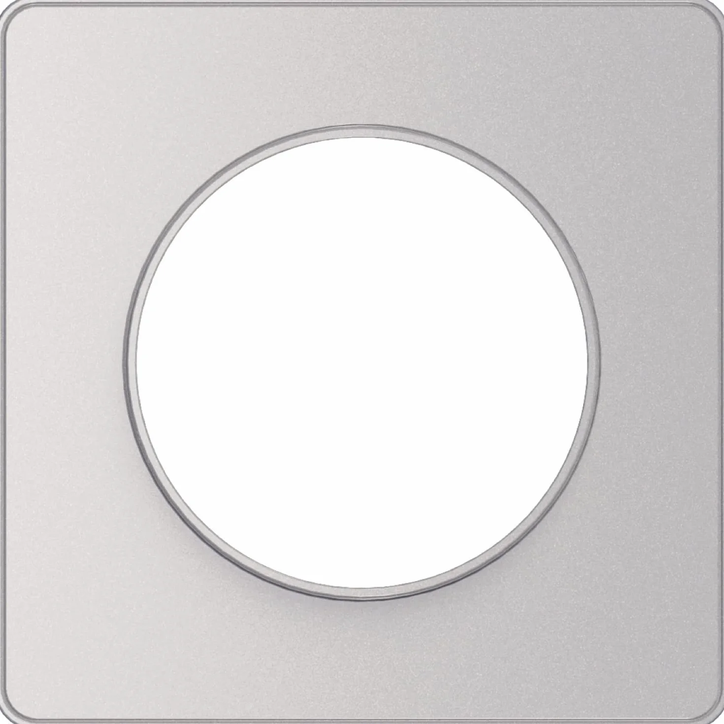 Odace Touch płyta osłonowa, 1-biegunowa, aluminium