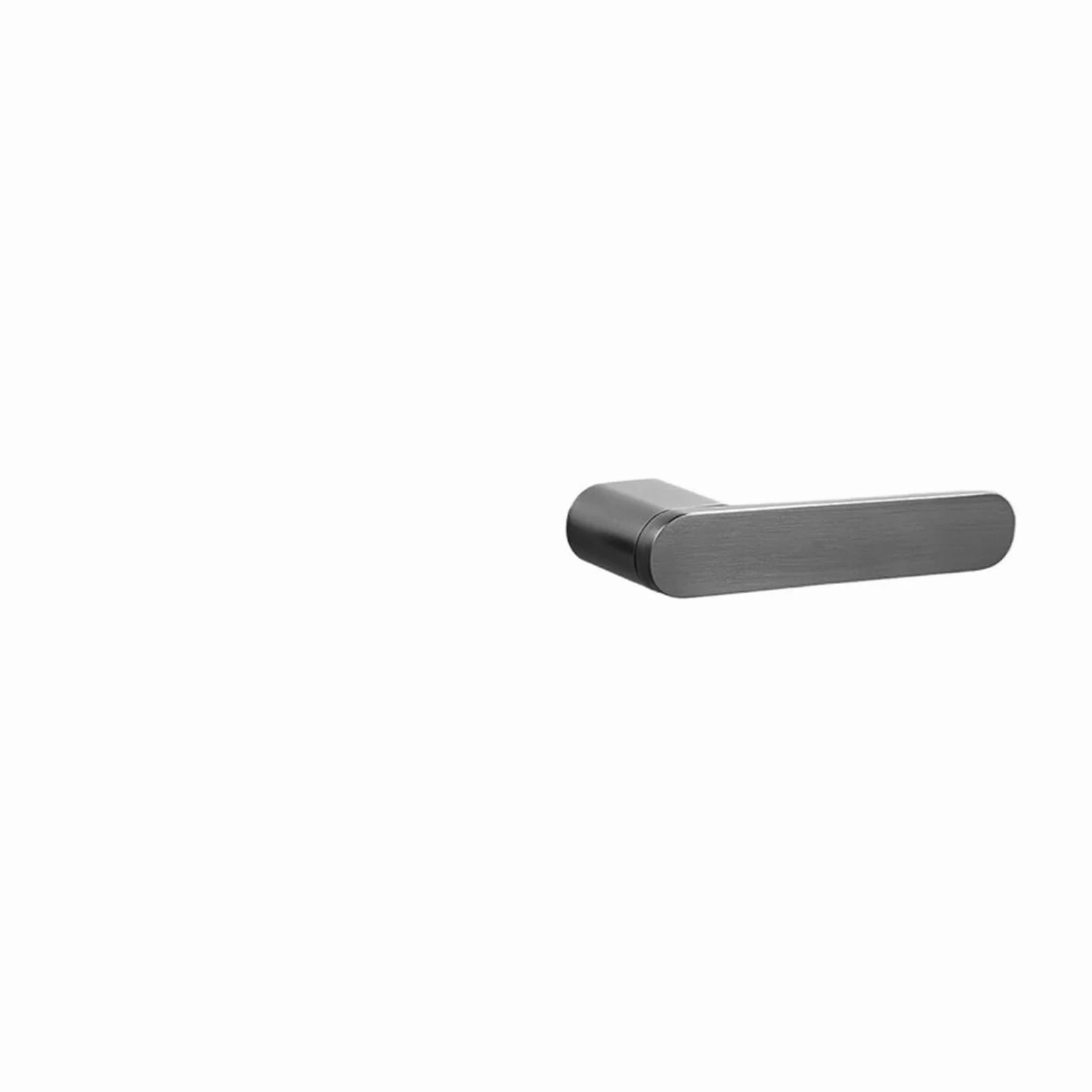 Biały minimalistyczny magnetyczny cichy zamek do drzwi z litego drewna uchwyt do sypialni | Sypialnia Minimalistyczny Magnetyczny Cichy Lite Drewno Ekologiczny Uchwyt Biały (35 Szary 35-50 mm bez klucza)