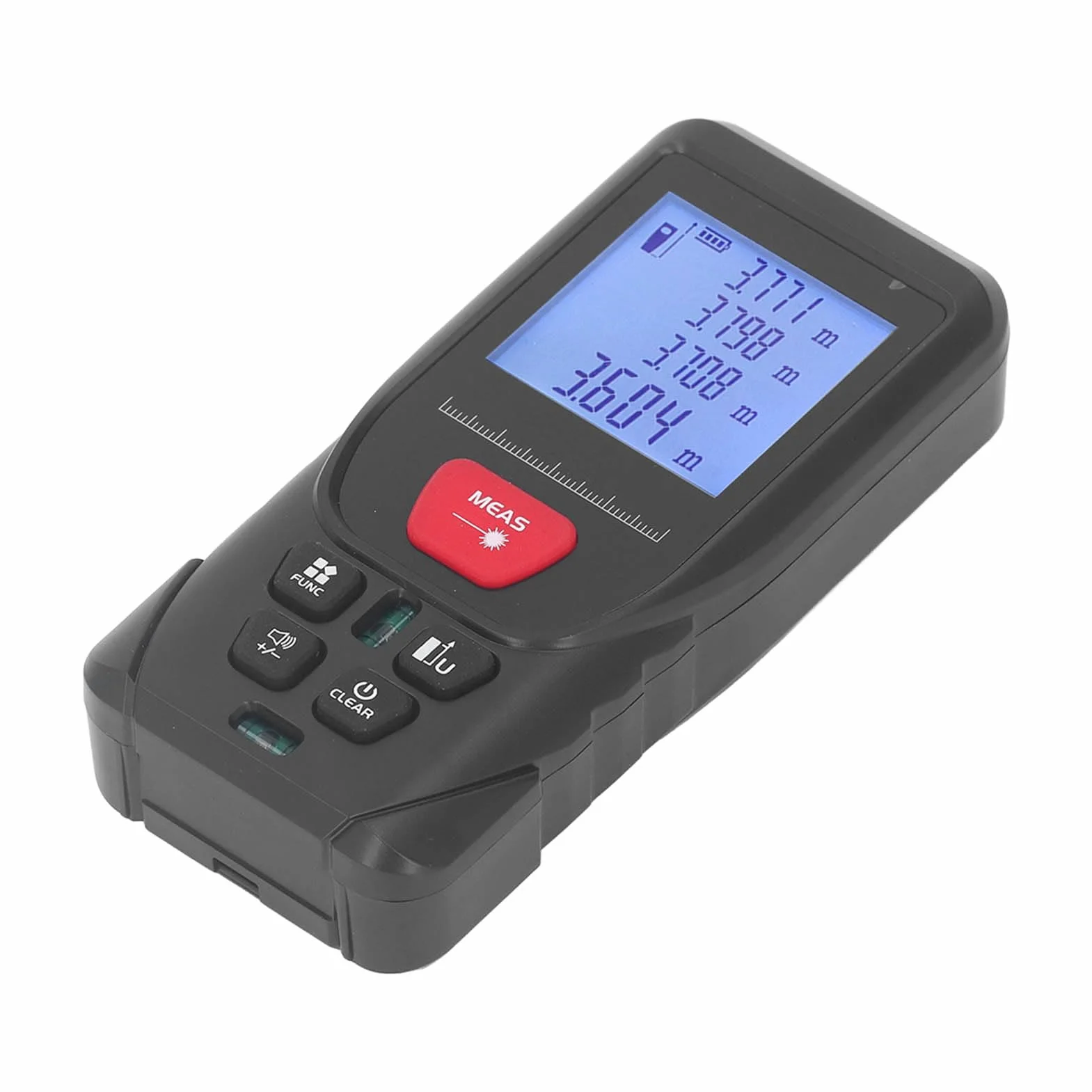 Cyfrowy Dalmierz Przenośny z Podświetlanym Wyświetlaczem LCD do Pomiaru Odległości