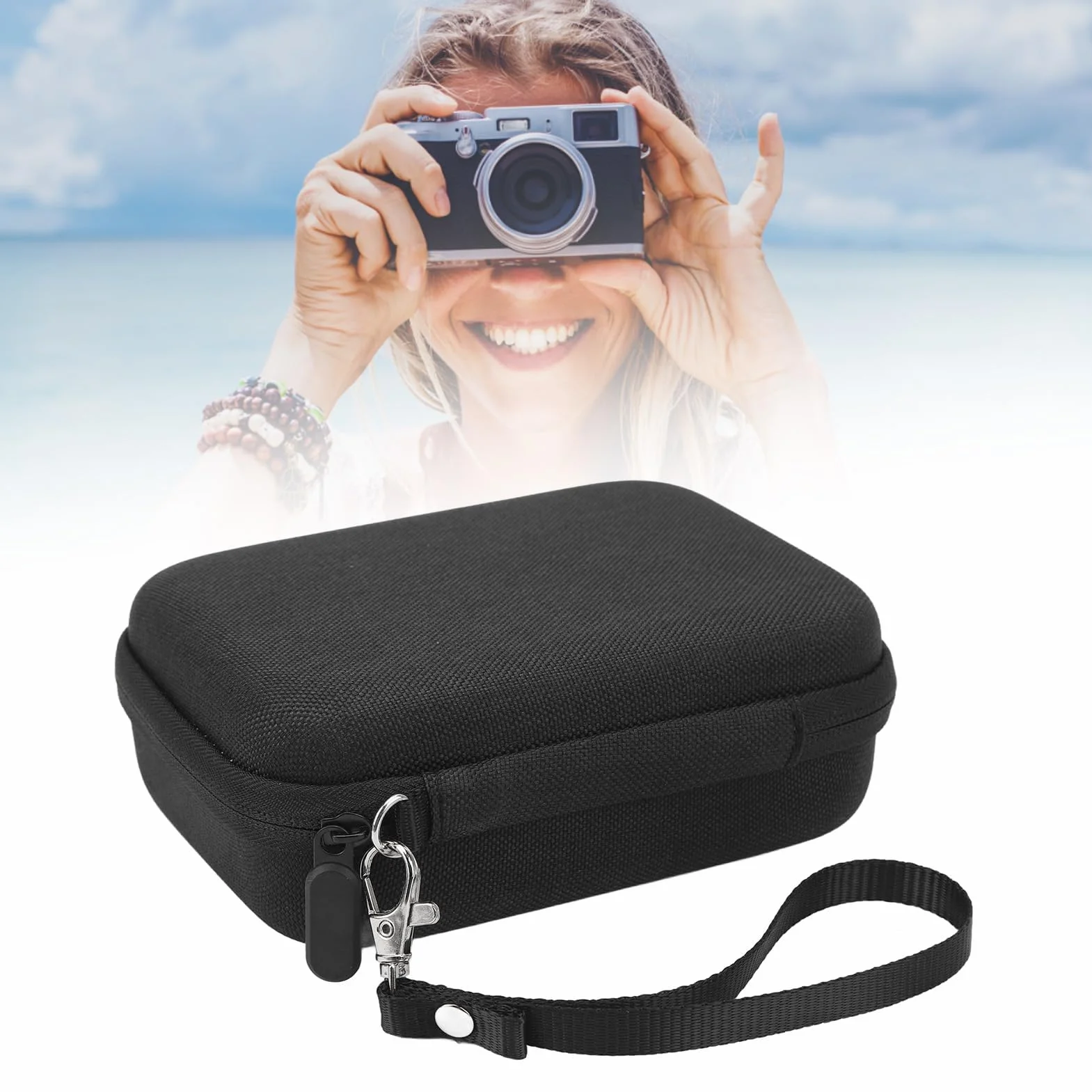 Twardy futerał ochronny do aparatu Mini Evo Link Lipy, torba EVA z paskiem na rękę