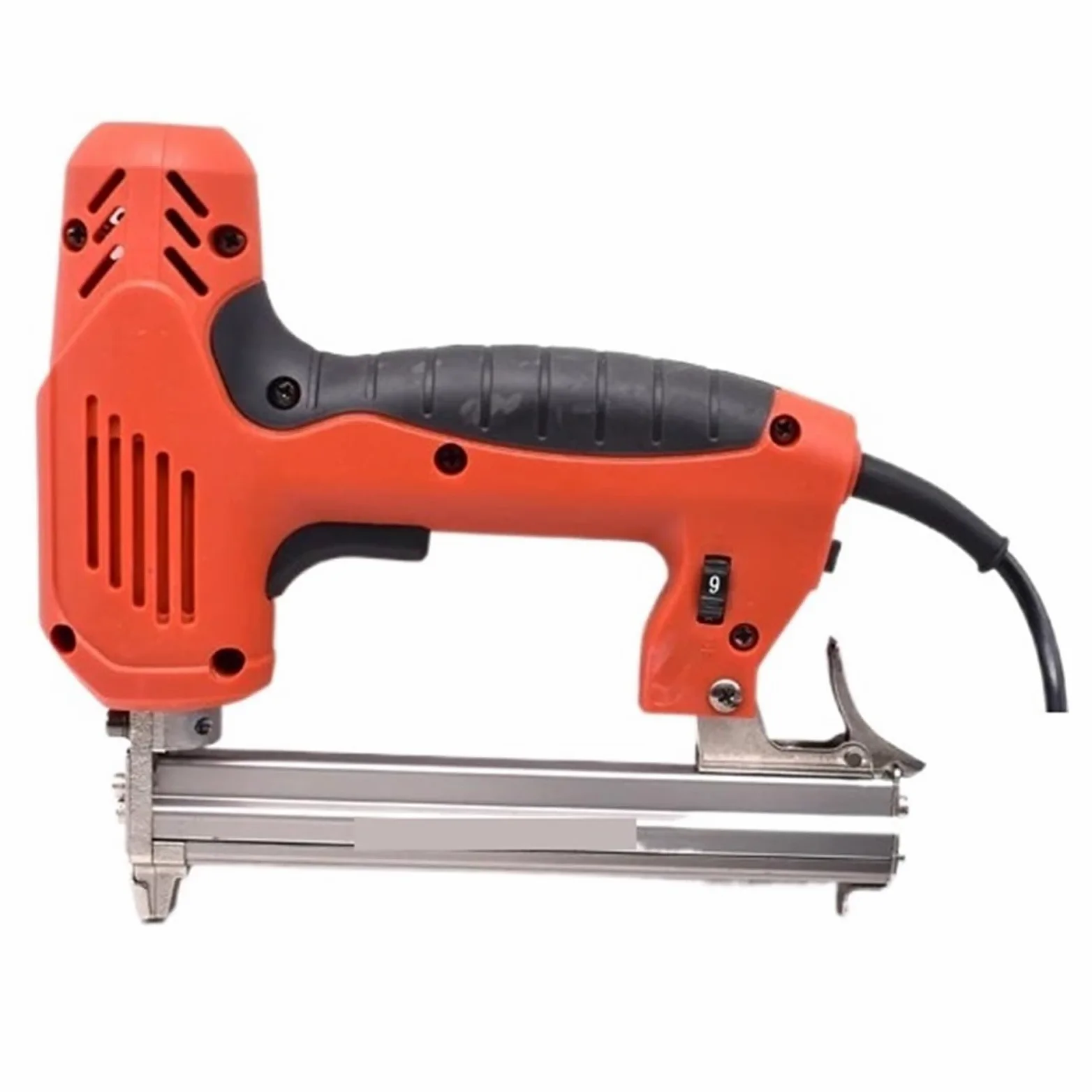 Zszywacz 1022J Zszywacz U Zszywacz Elektryczny Pistolet Z 300 Szt. Gwoździ 2000W Elektronarzędzia Elektryczne Do Narzędzi Ręcznych Do Obróbki Drewna Do mocowania materiałów, dekoracji, stolarki