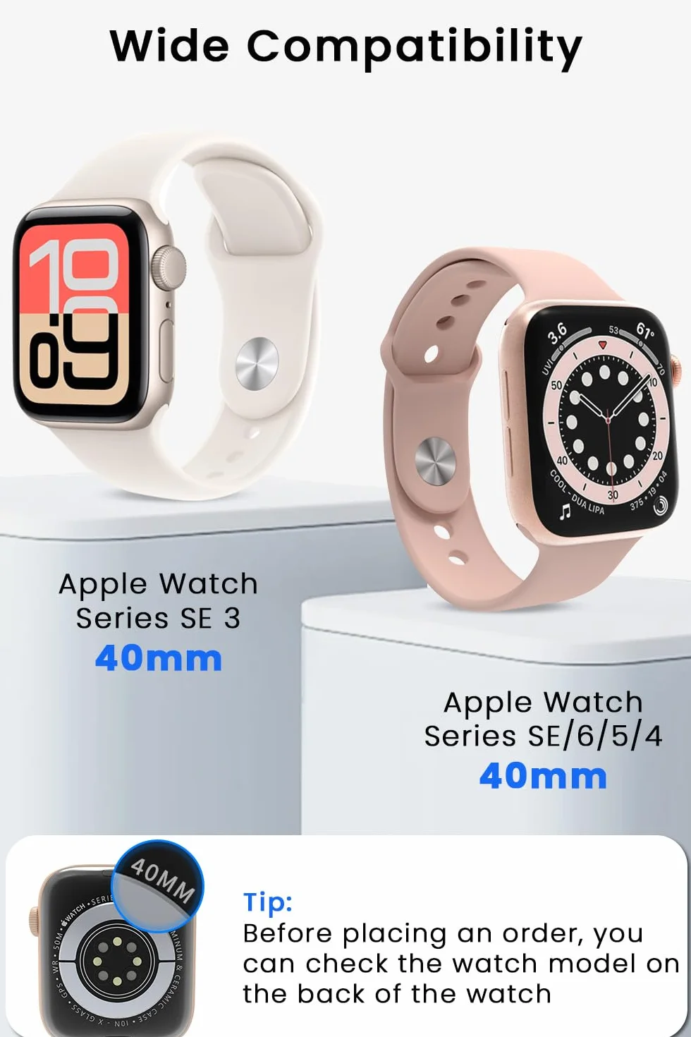 Apple Watch Series 6/SE/5/4 Screen Protector 40mm TPU Ultra-Thin HD Self-Healing Film
