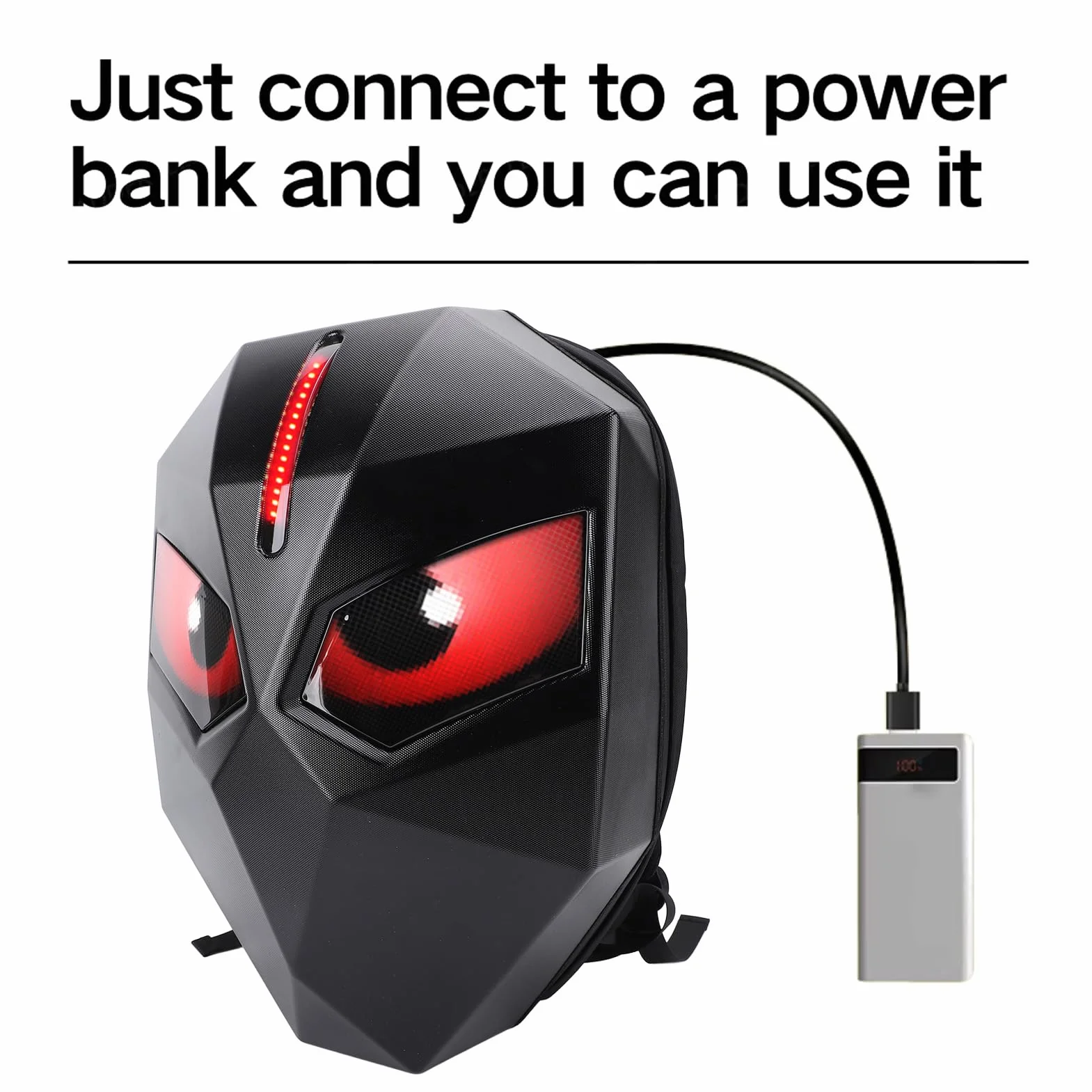 Plecak LED Motocyklowy Knight z Programowalnym Majsterkowaniem