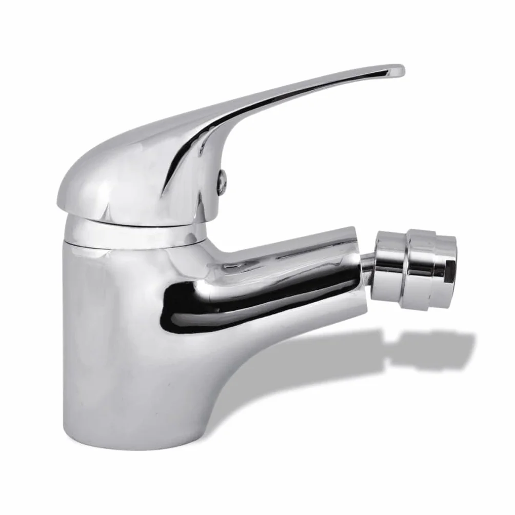 Bidet krany 2 sztuki chromowane z ceramicznym wkładem mieszającym bateria ze stopu cynku w zestawie elastyczne węże ze stali nierdzewnej i akcesoria instalacyjne do łazienki i umywalki