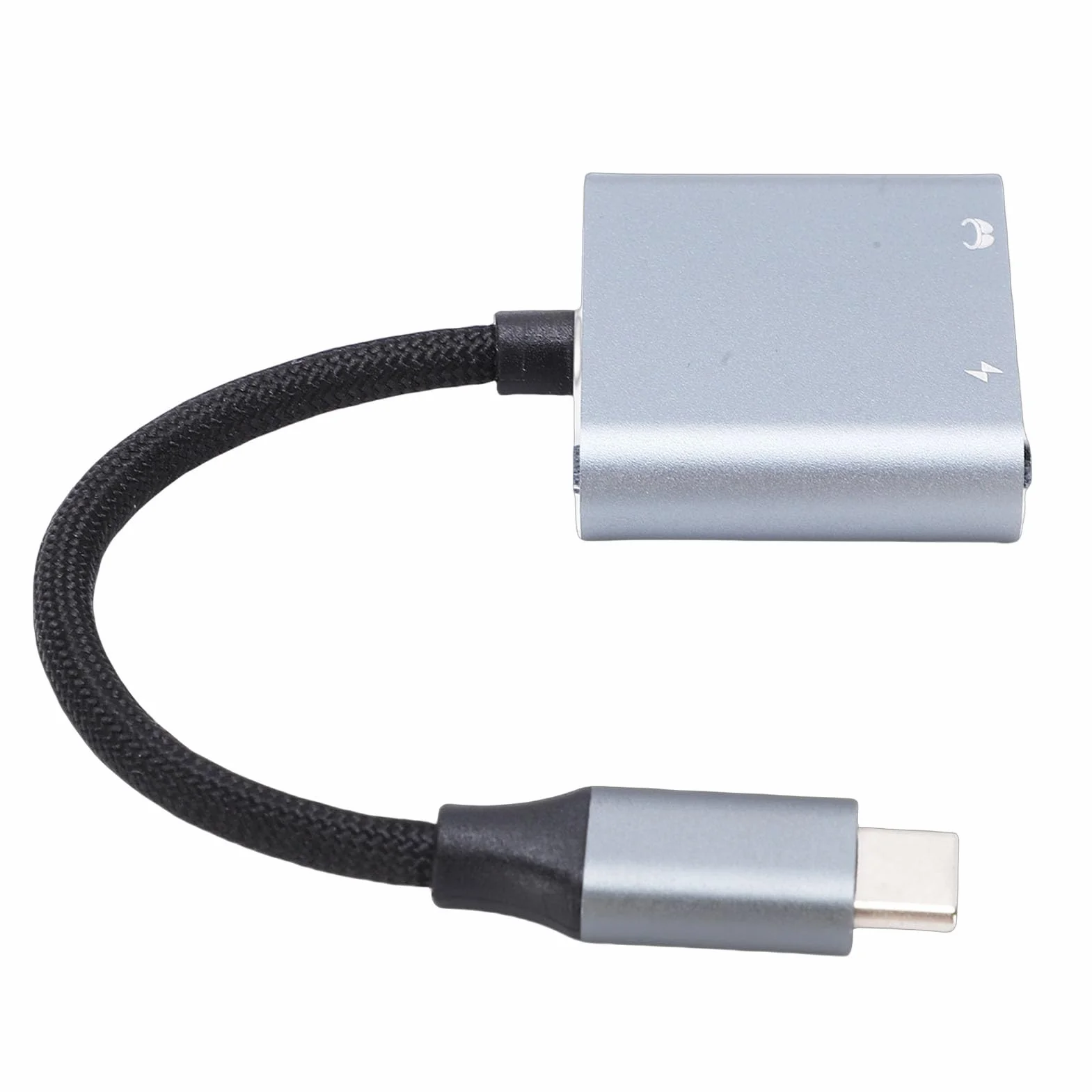 Adapter USB C na AR, Szybkie ładowanie PD 100 W, 4K 60 Hz HD z transmisją