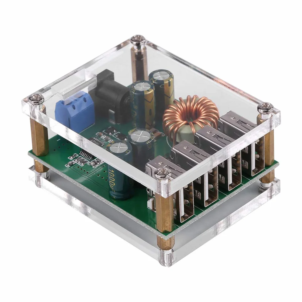 Konwerter DC-DC Step-Down 7-60 V do 5 V 5 A 4 USB wyjście