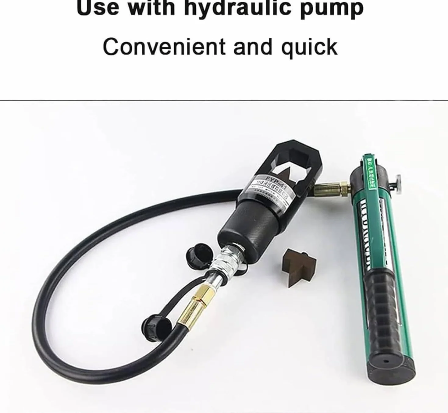 Hydrauliczny rozdrabniacz do nakrętek typu dzielonego, przecinak do nakrętek z pompą ręczną i małym ostrzem, przecinak do nakrętek 12 ton/16 ton do usuwania rdzy nakrętek śrubowych,F41