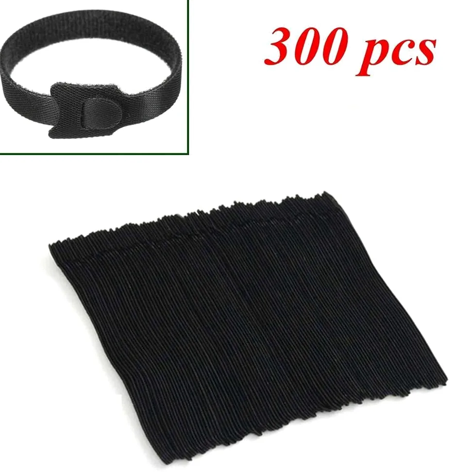 Opaski kablowe, opaski na zamek błyskawiczny Zwaln Opaski zaciskowe, opaski zaciskowe 12 x 200 mm Nylonowe opaski zaciskowe wielokrotnego użytku z otworami na oczka, zestaw 100 sztuk, czarne