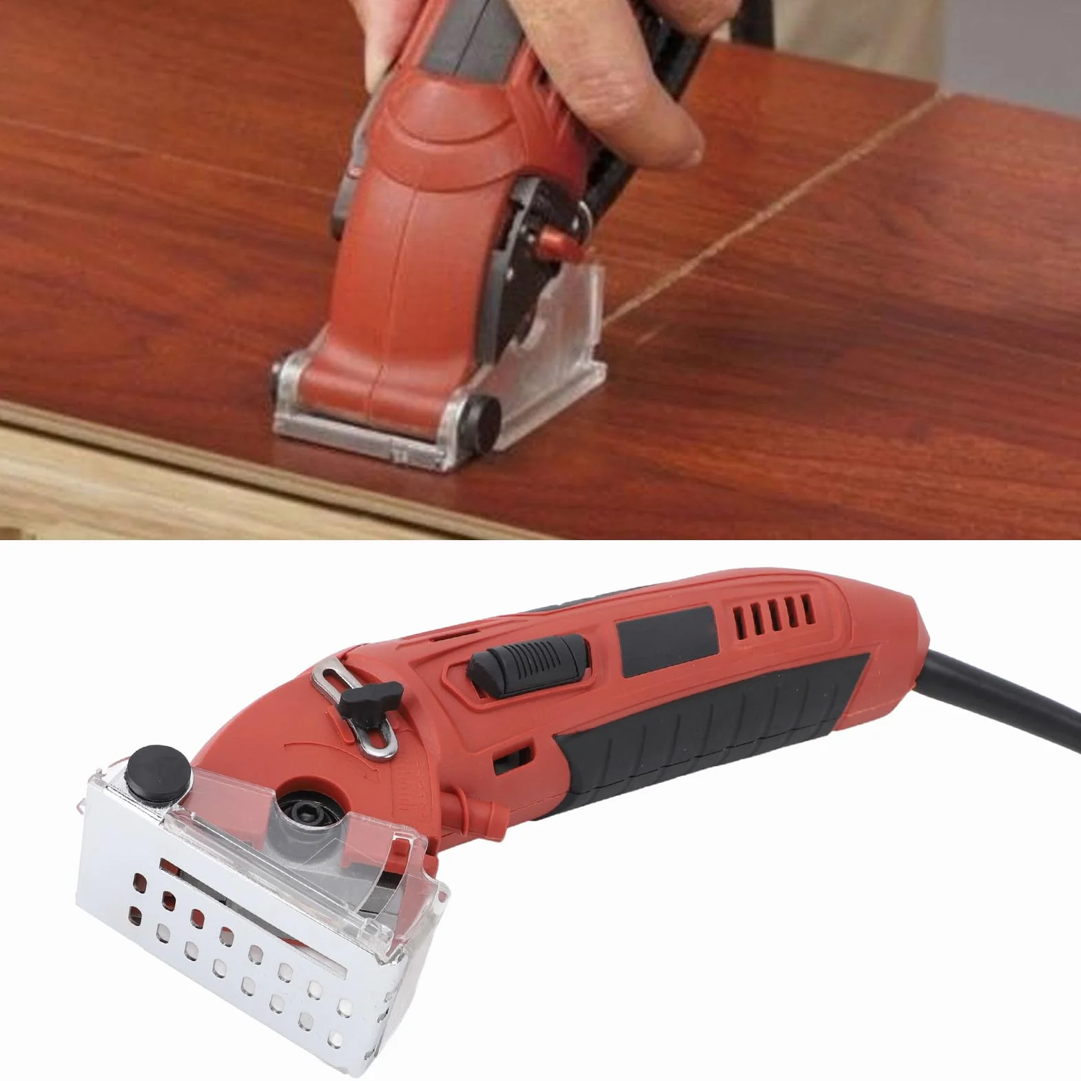 Zestaw Mini Piły Tarczowej, Profesjonalna, Kompaktowa Elektryczna Piła Tarczowa o Mocy 400 W, 3400RMP, Mini Piła do Drewna, Metalowych Płytek, PCV, Tworzywa Sztucznego